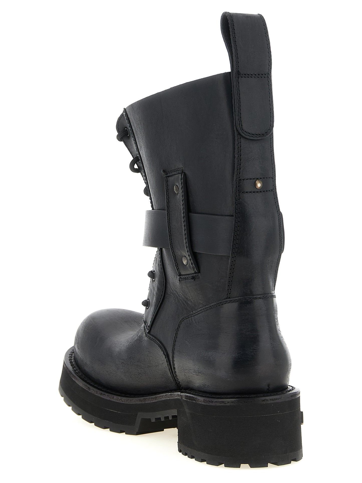 Balenciaga Men Venom Lace-Up Boots BALENCIAGA