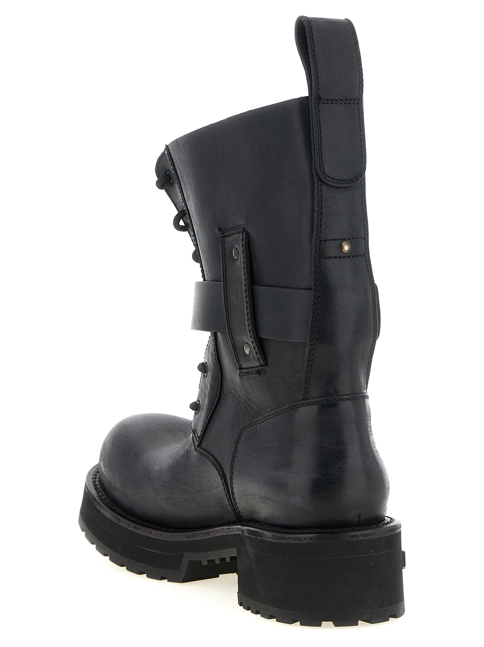 Balenciaga Men Venom Lace-Up Boots BALENCIAGA