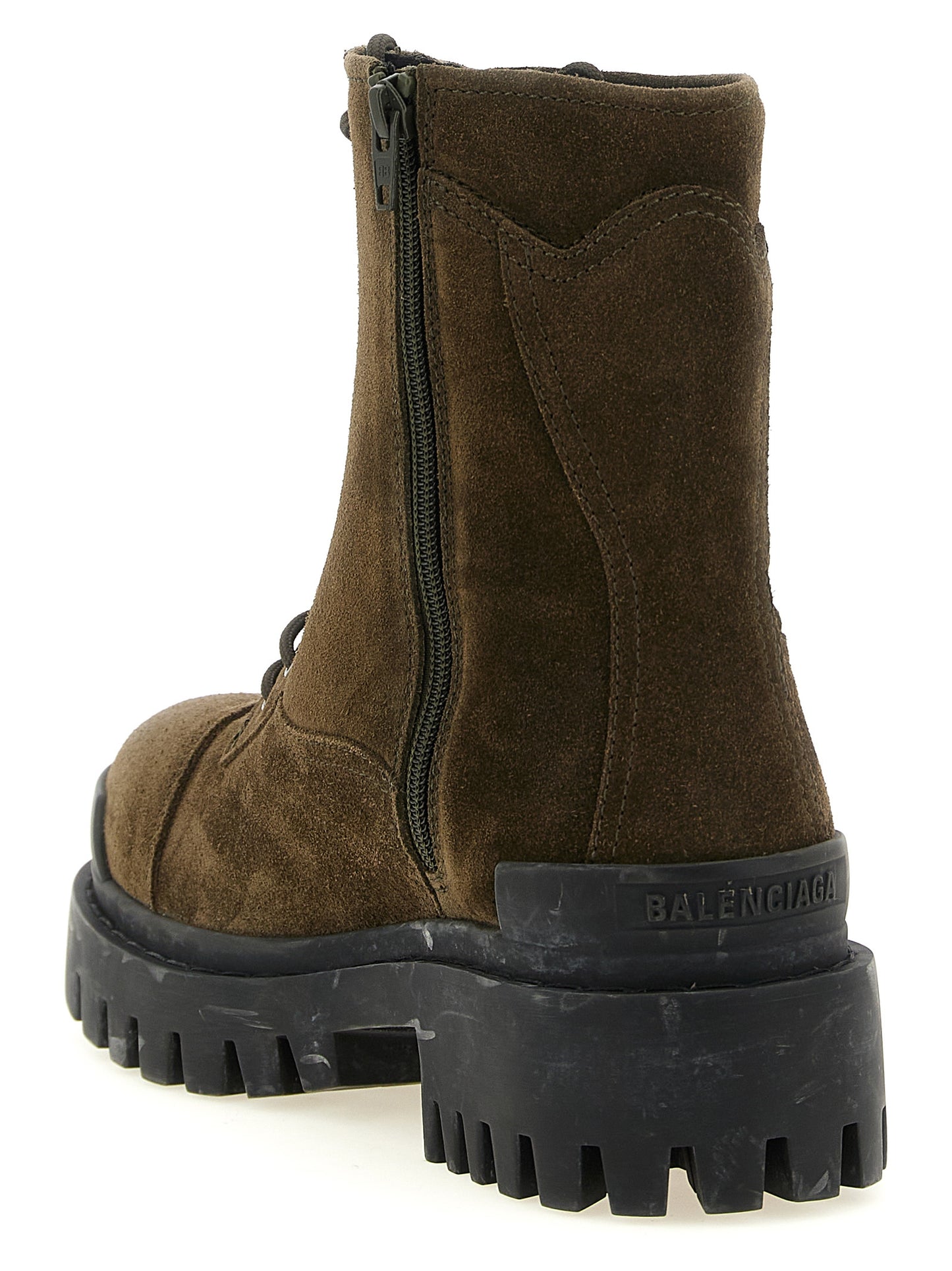 Balenciaga Men 'Combat Strike' Ankle Boots BALENCIAGA