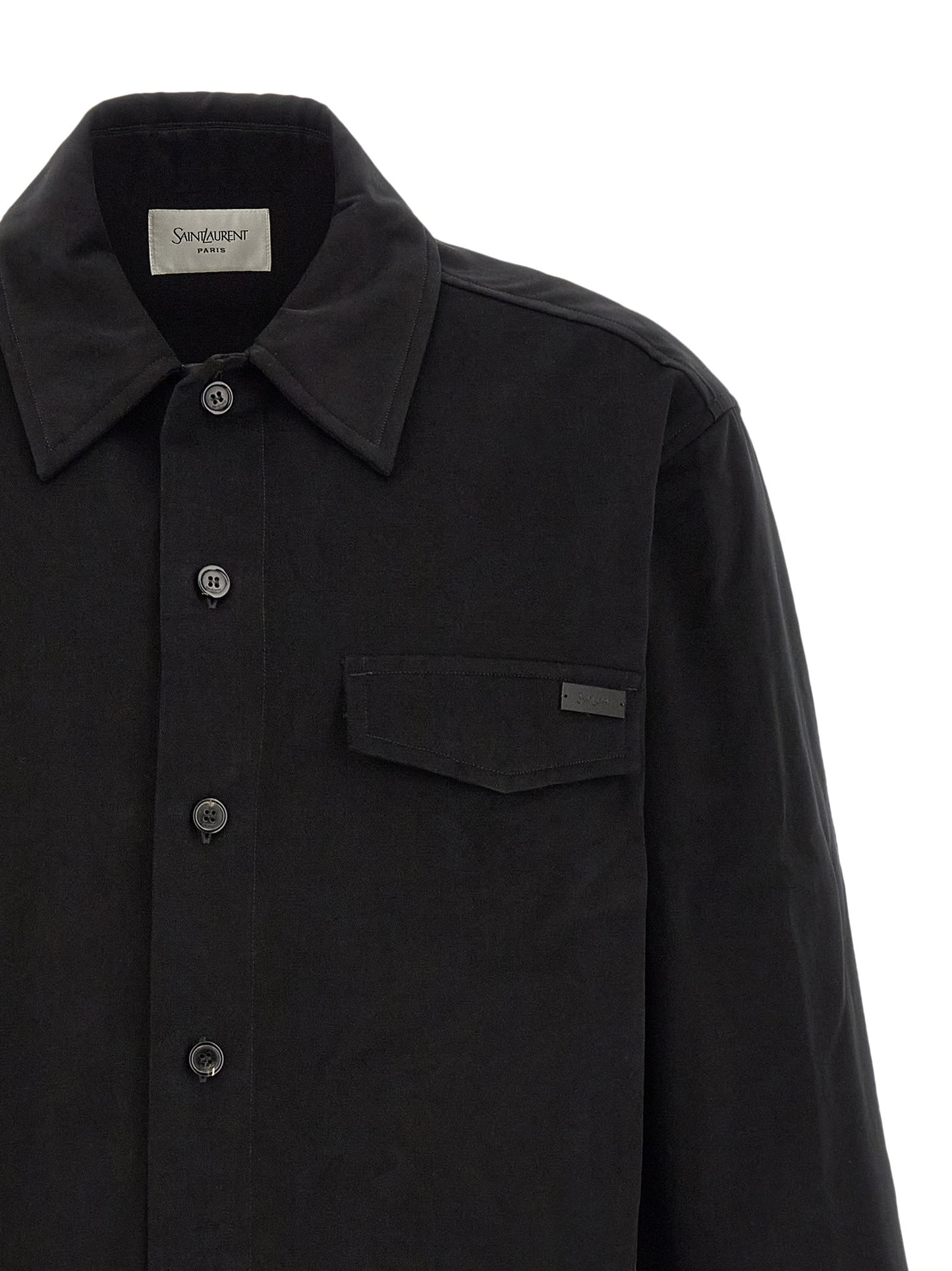 Saint Laurent Men Cotton Overshirt SAINT LAURENT