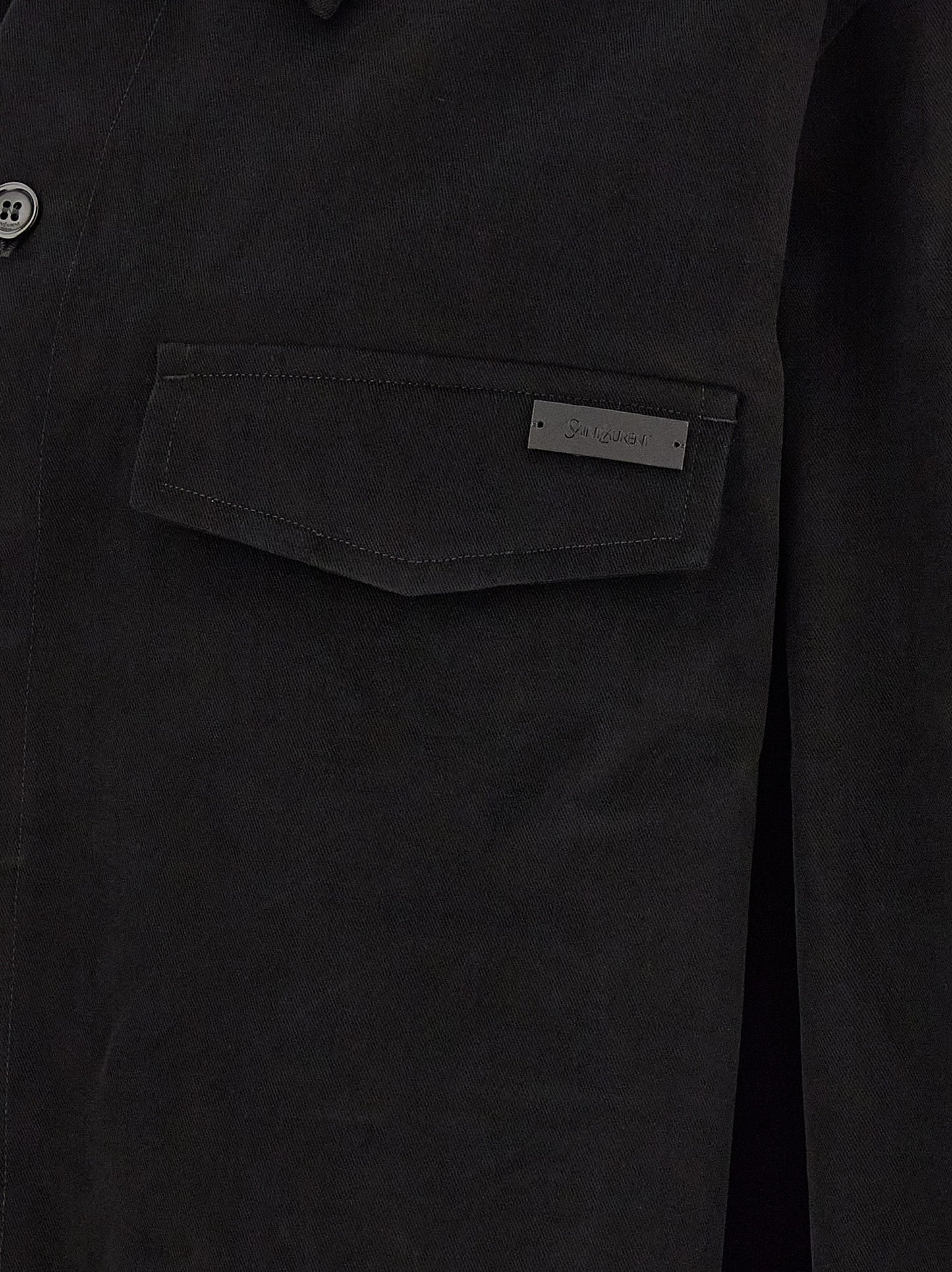 Saint Laurent Men Cotton Overshirt SAINT LAURENT