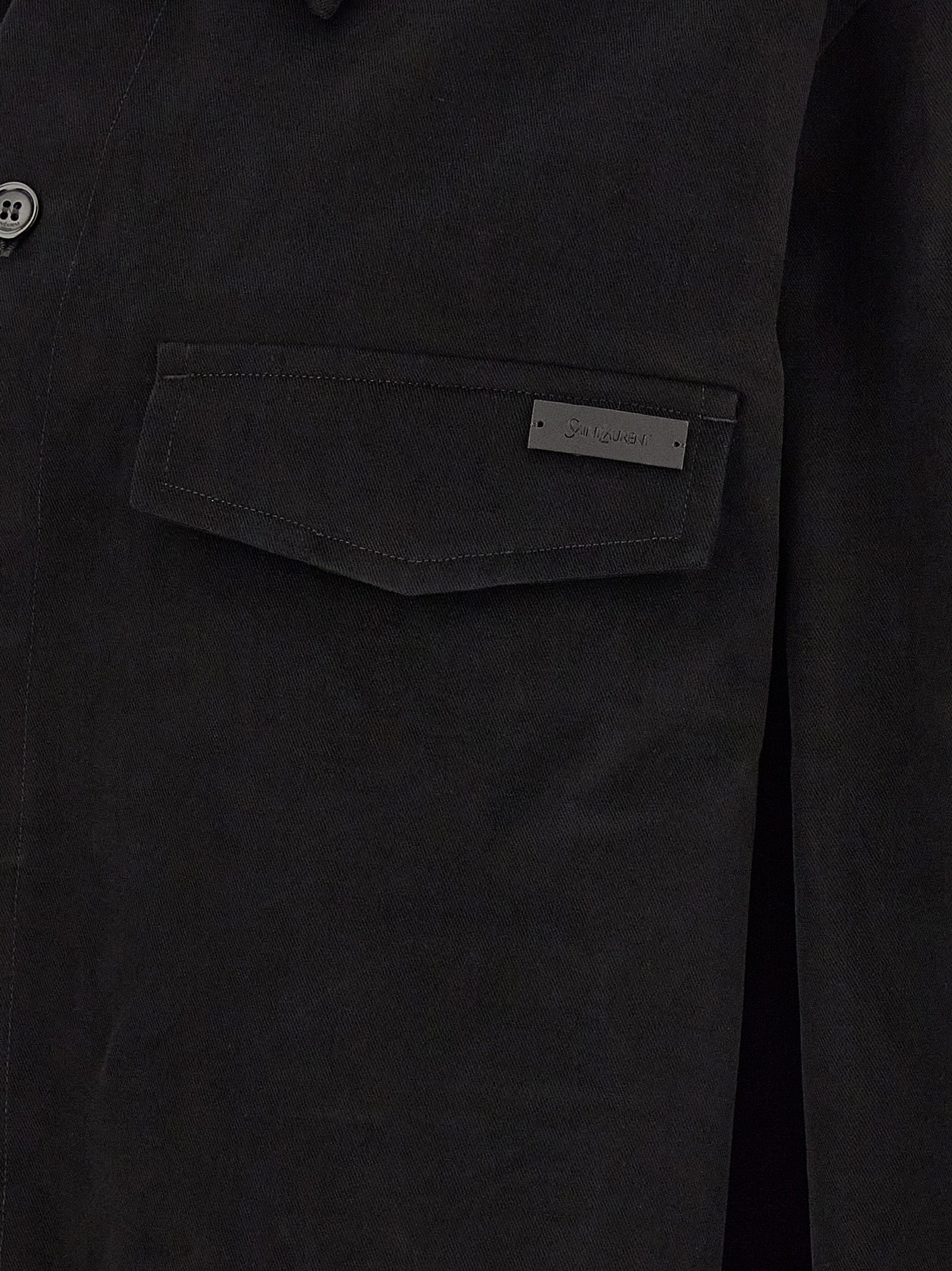 Saint Laurent Men Cotton Overshirt SAINT LAURENT