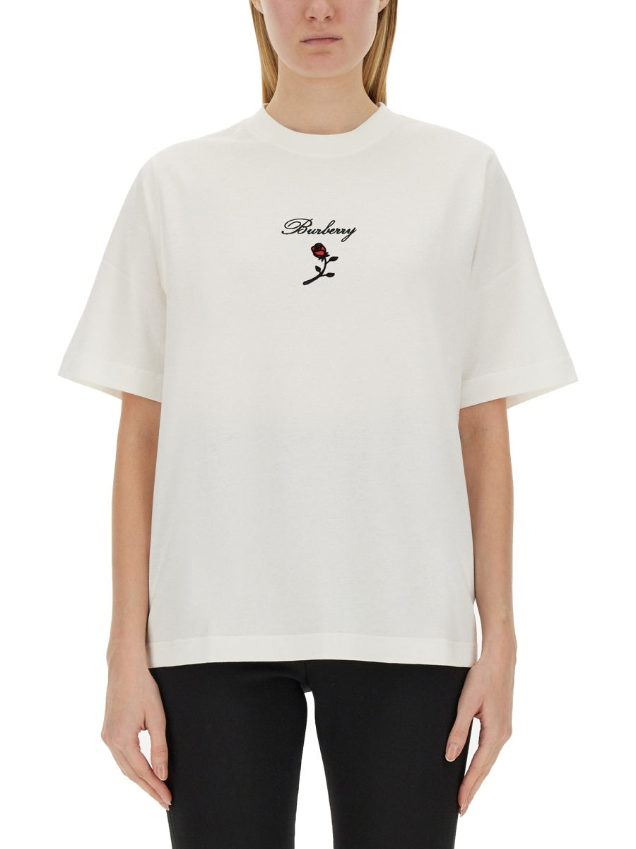 Burberry Women T-Shirt With Logo BURBERRY