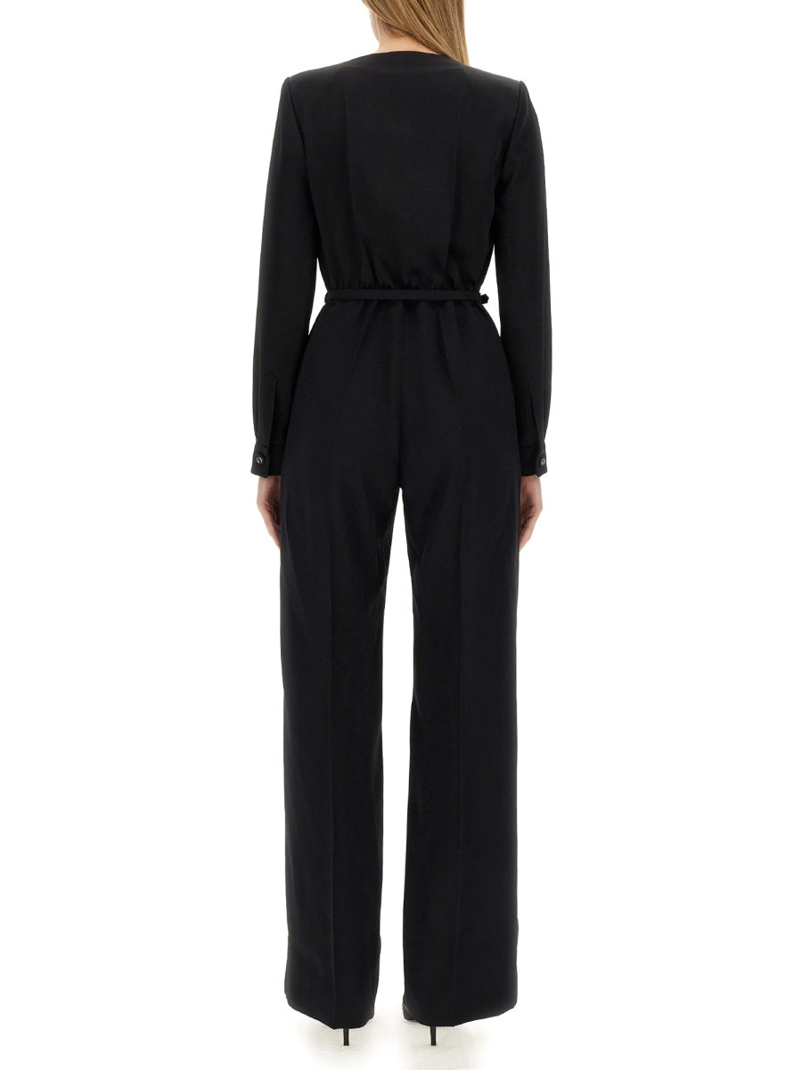 Gucci Women Viscose Jumpsuit With Belt GUCCI