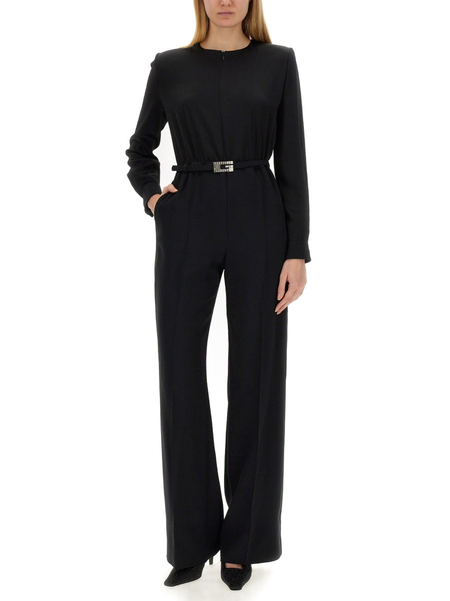Gucci Women Viscose Jumpsuit With Belt GUCCI