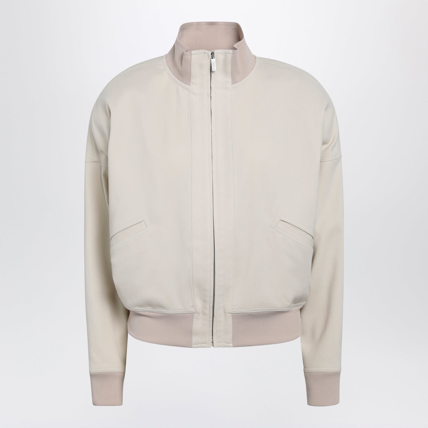 Gucci Ã‰Cru Poplin Zip Jacket Women GUCCI
