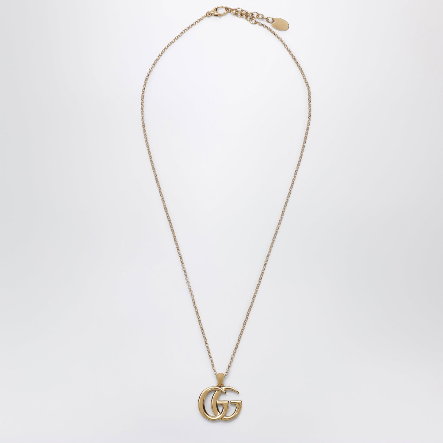 Gucci Gg Marmont Necklace With Gold-Tone Double G Pendant Women GUCCI