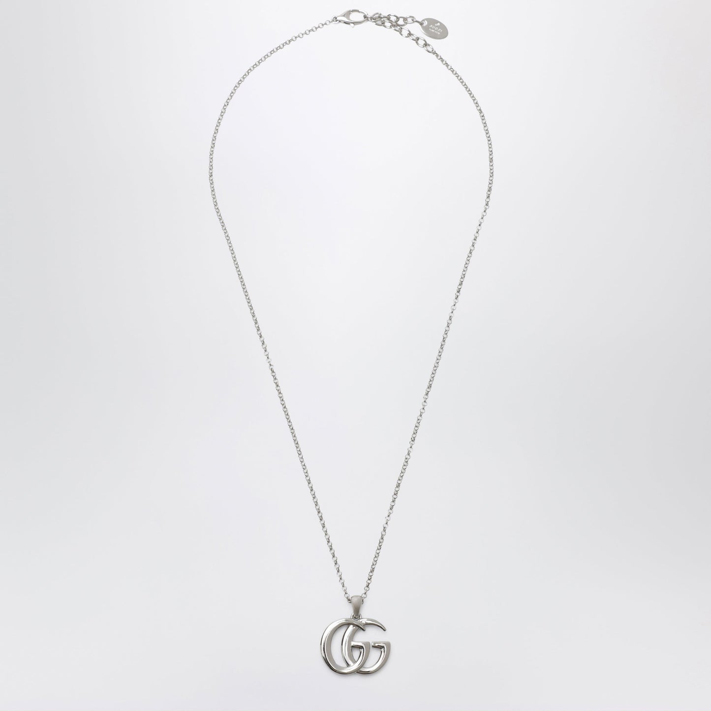 Gucci Gg Marmont Necklace With Silver-Tone Double G Pendant Women GUCCI