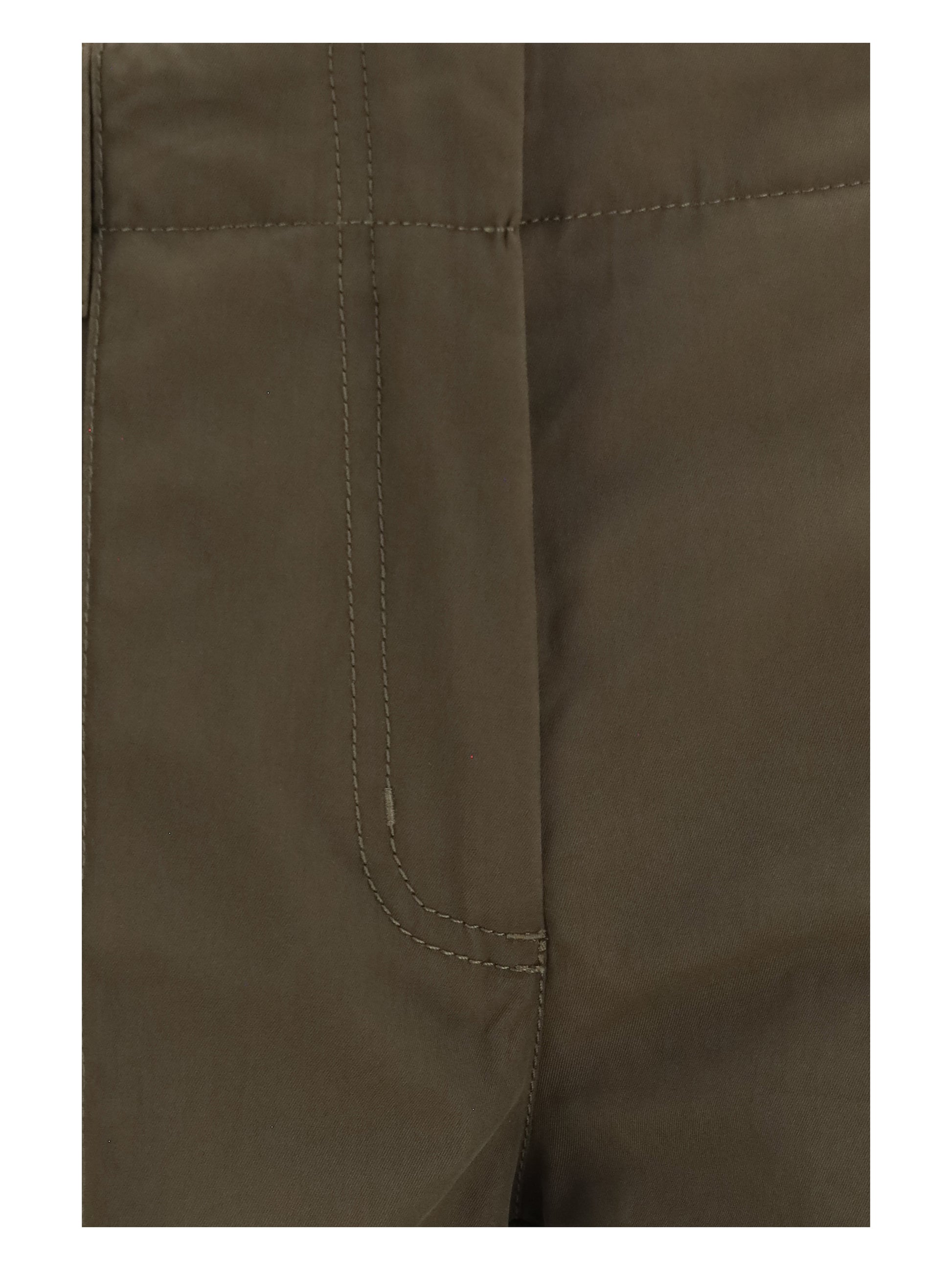 Burberry Women Gabardine Cargo Trousers BURBERRY