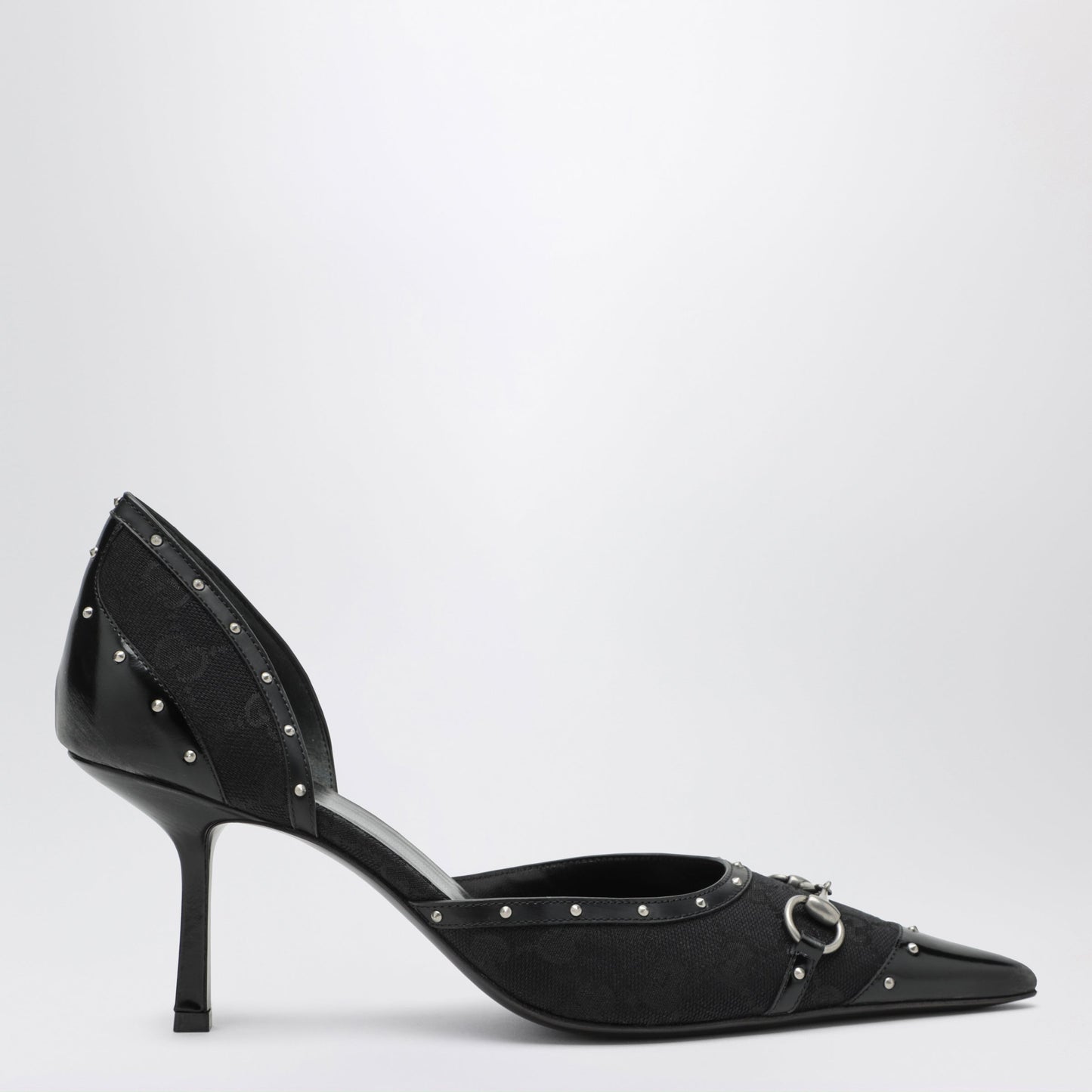 Gucci Savoy Black Gg Fabric Pumps Women GUCCI