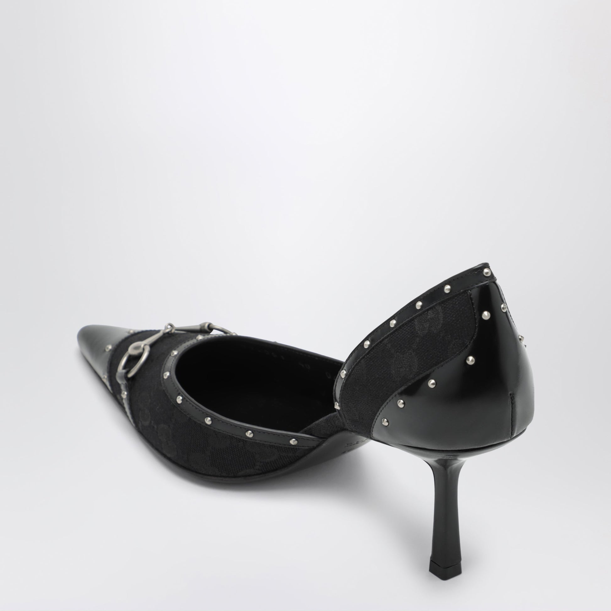 Gucci Savoy Black Gg Fabric Pumps Women GUCCI