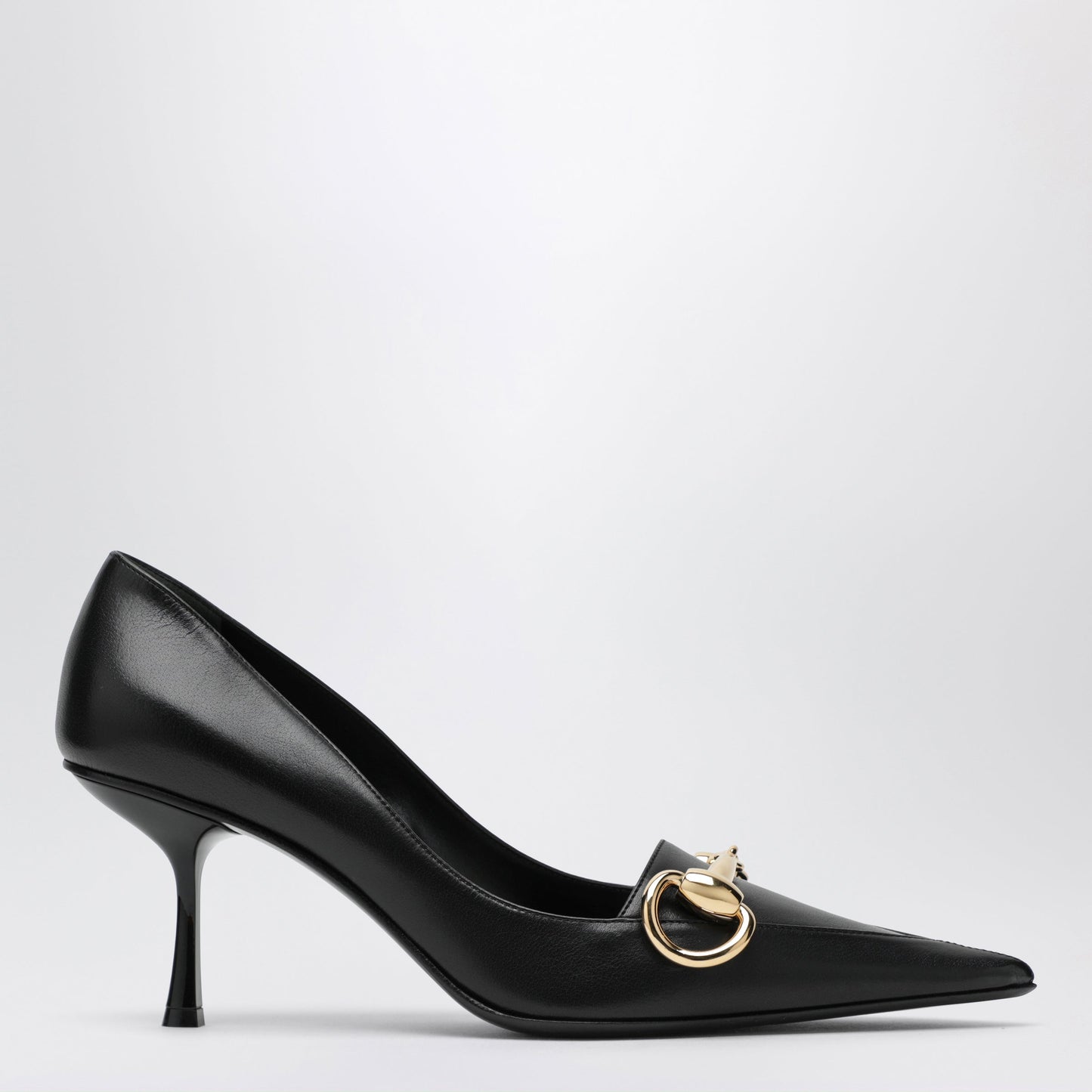 Gucci Boulevard Pumps In Glossy Leather, Black Women GUCCI