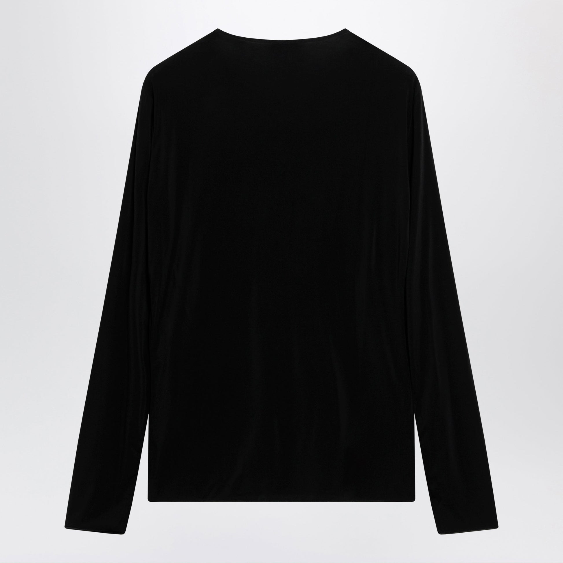 Gucci Black Crew-Neck Knit In Viscose Blend Men GUCCI