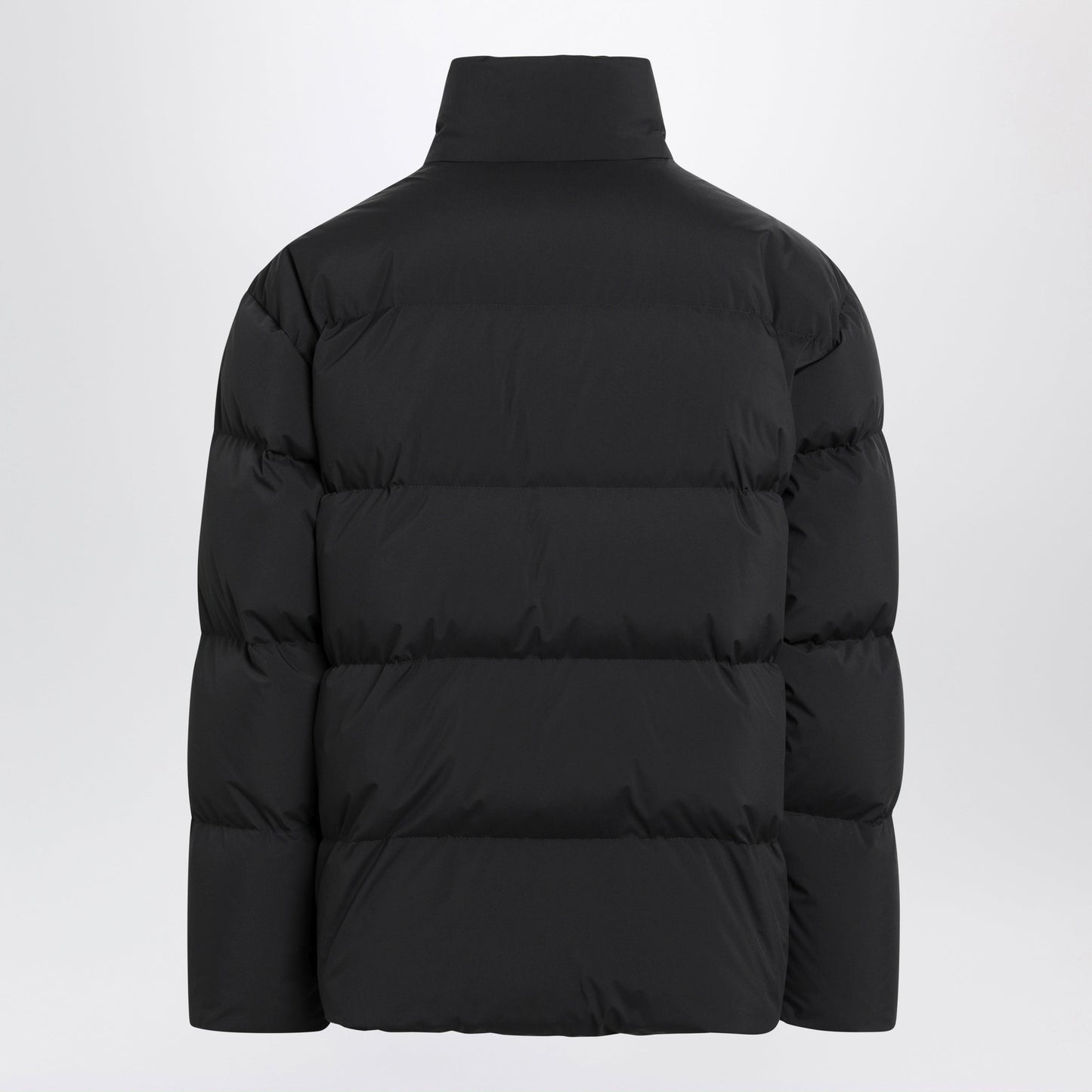 Saint Laurent Black Quilted High-Neck Jacket Men SAINT LAURENT