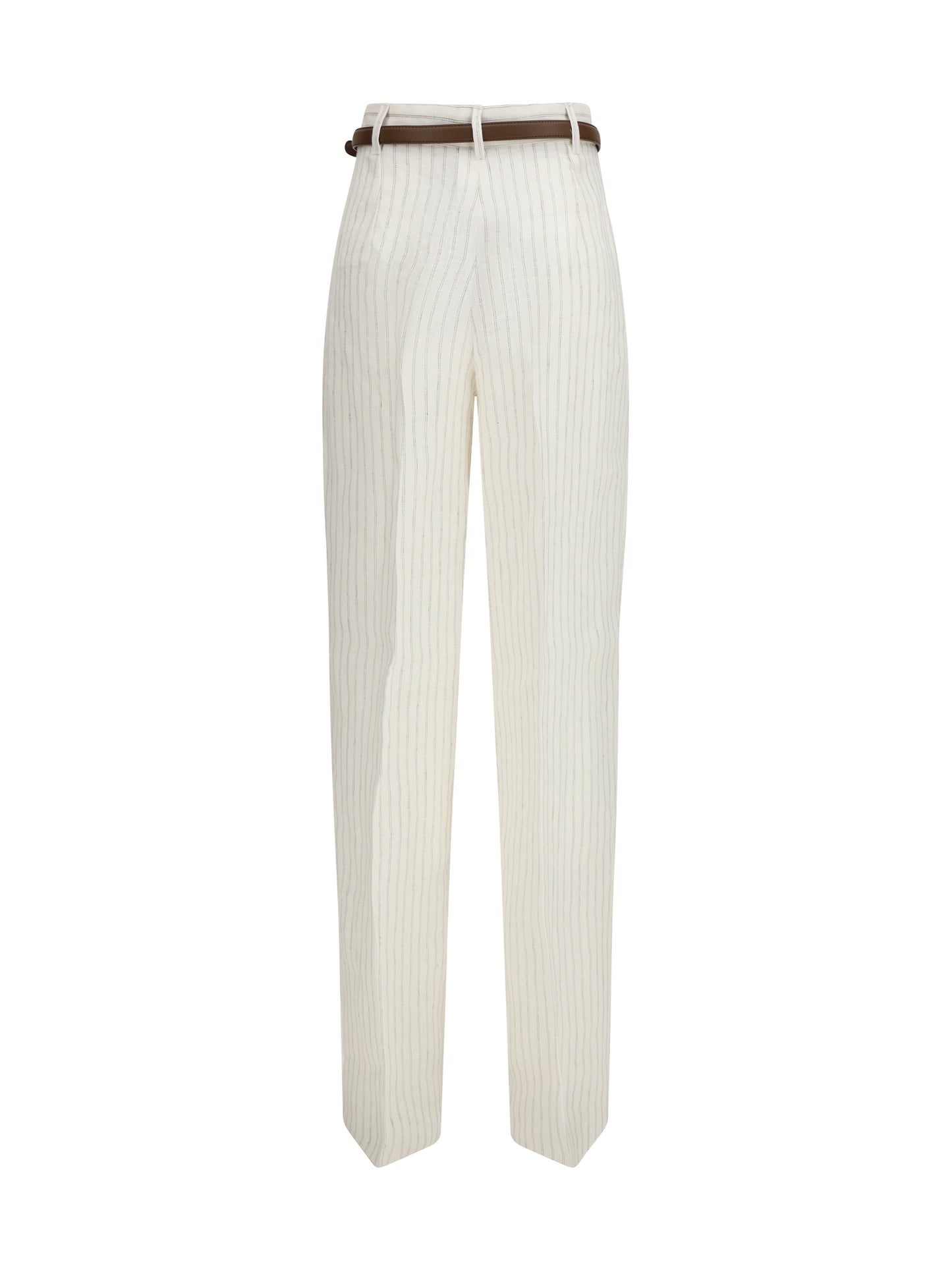 Max Mara Studio Women Linen Pants MAX MARA STUDIO