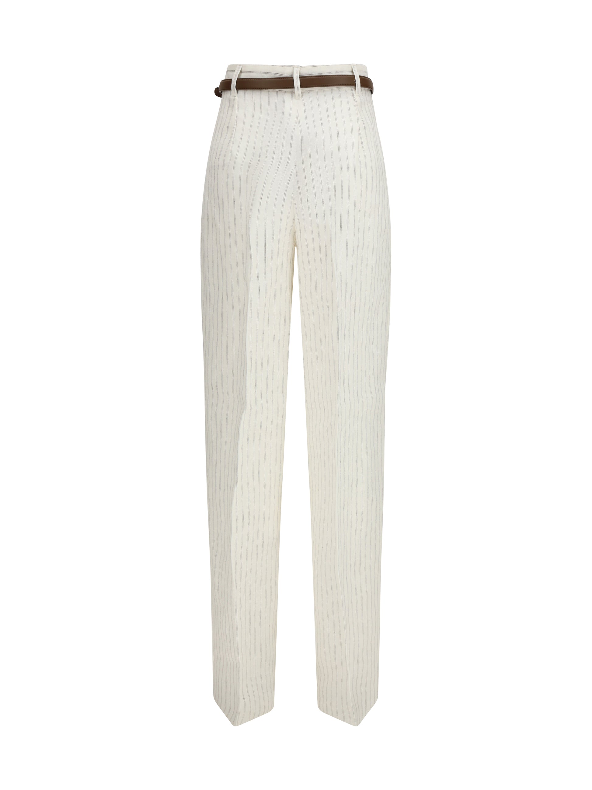 Max Mara Studio Women Linen Pants MAX MARA STUDIO