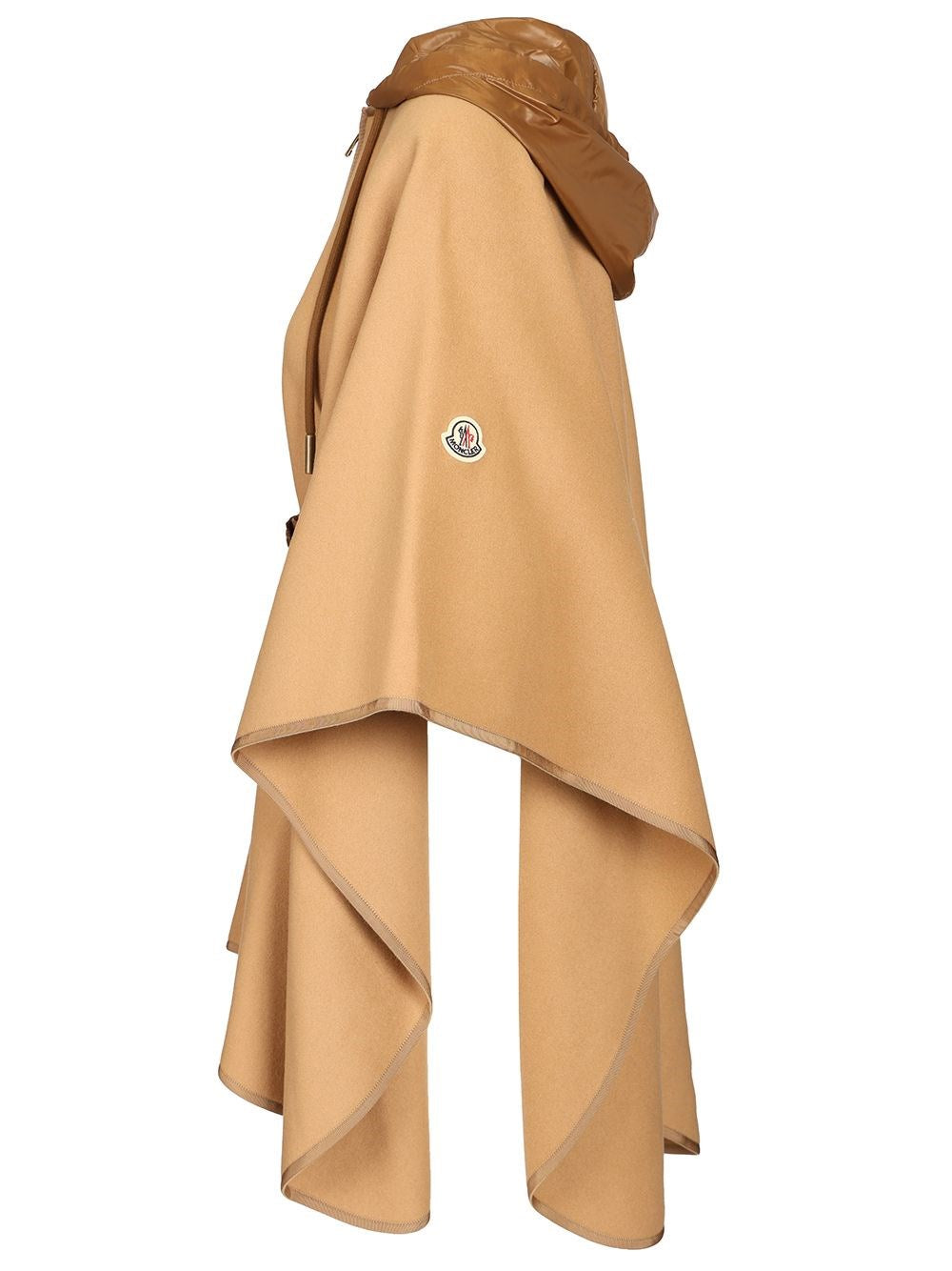 Moncler Women Padded Cape In Wool Blend MONCLER