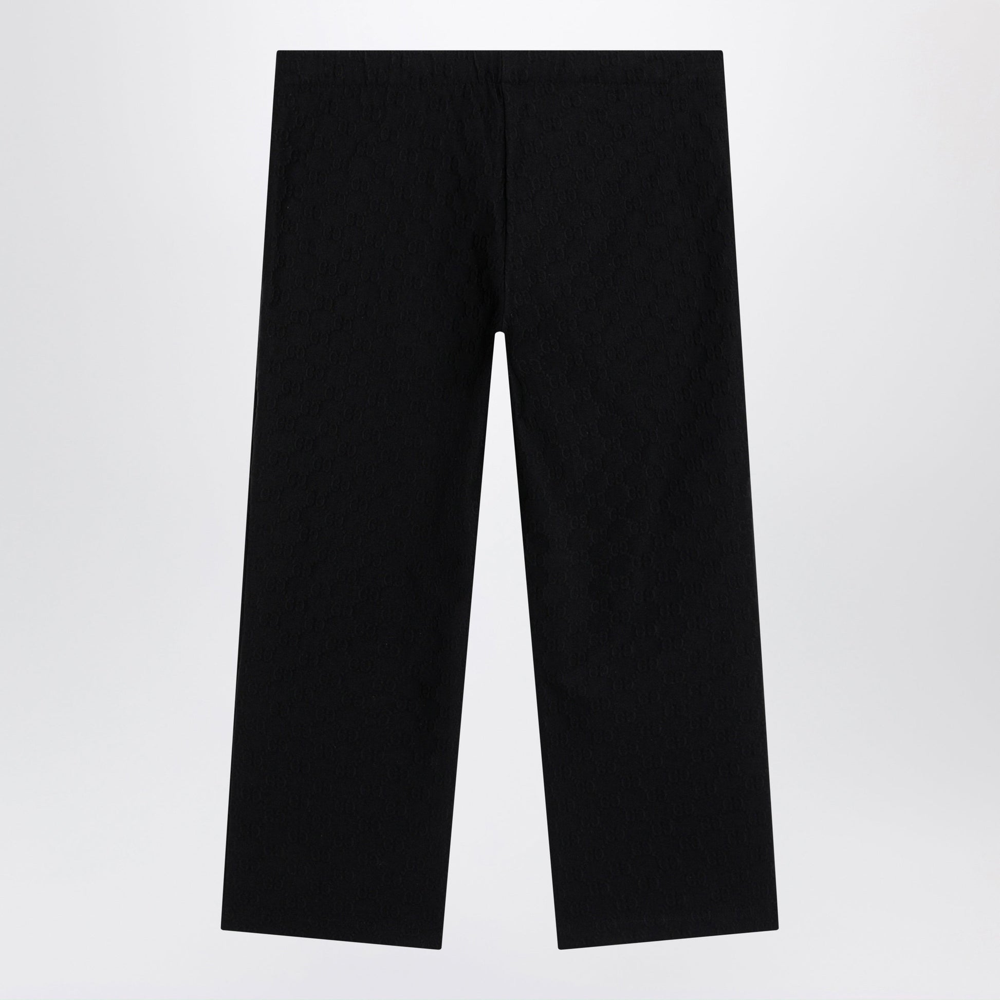 Gucci Gg Jacquard Jersey Pants With Elastic Waist In Black Women GUCCI
