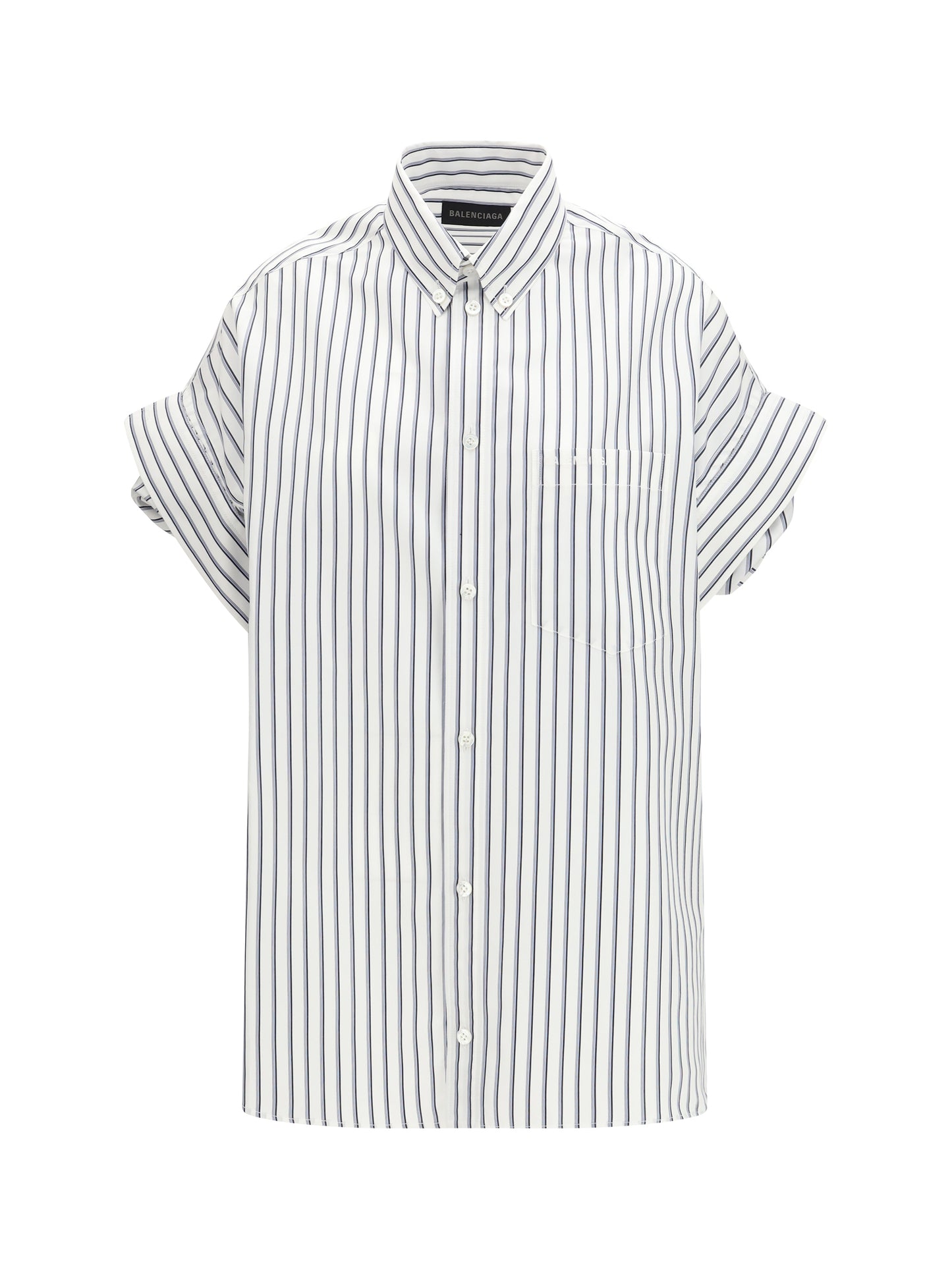 Balenciaga Women Cuffed Sleeve Shirt BALENCIAGA