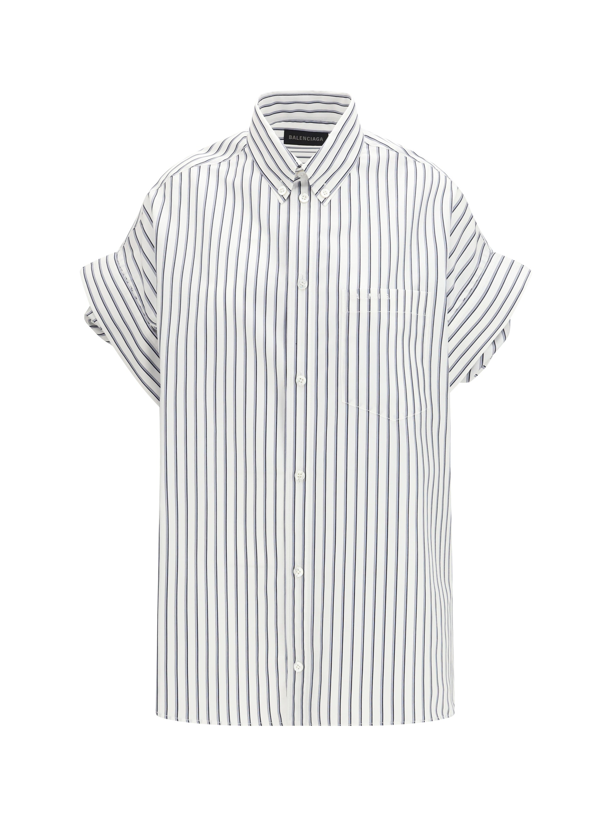 Balenciaga Women Cuffed Sleeve Shirt BALENCIAGA