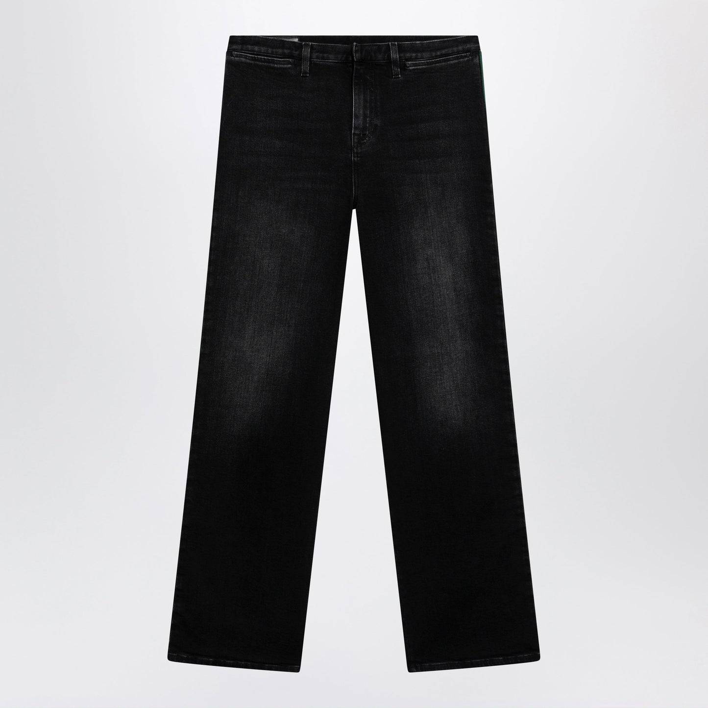 Gucci Straight-Leg Stretch Cotton Denim Jeans In Black Women GUCCI
