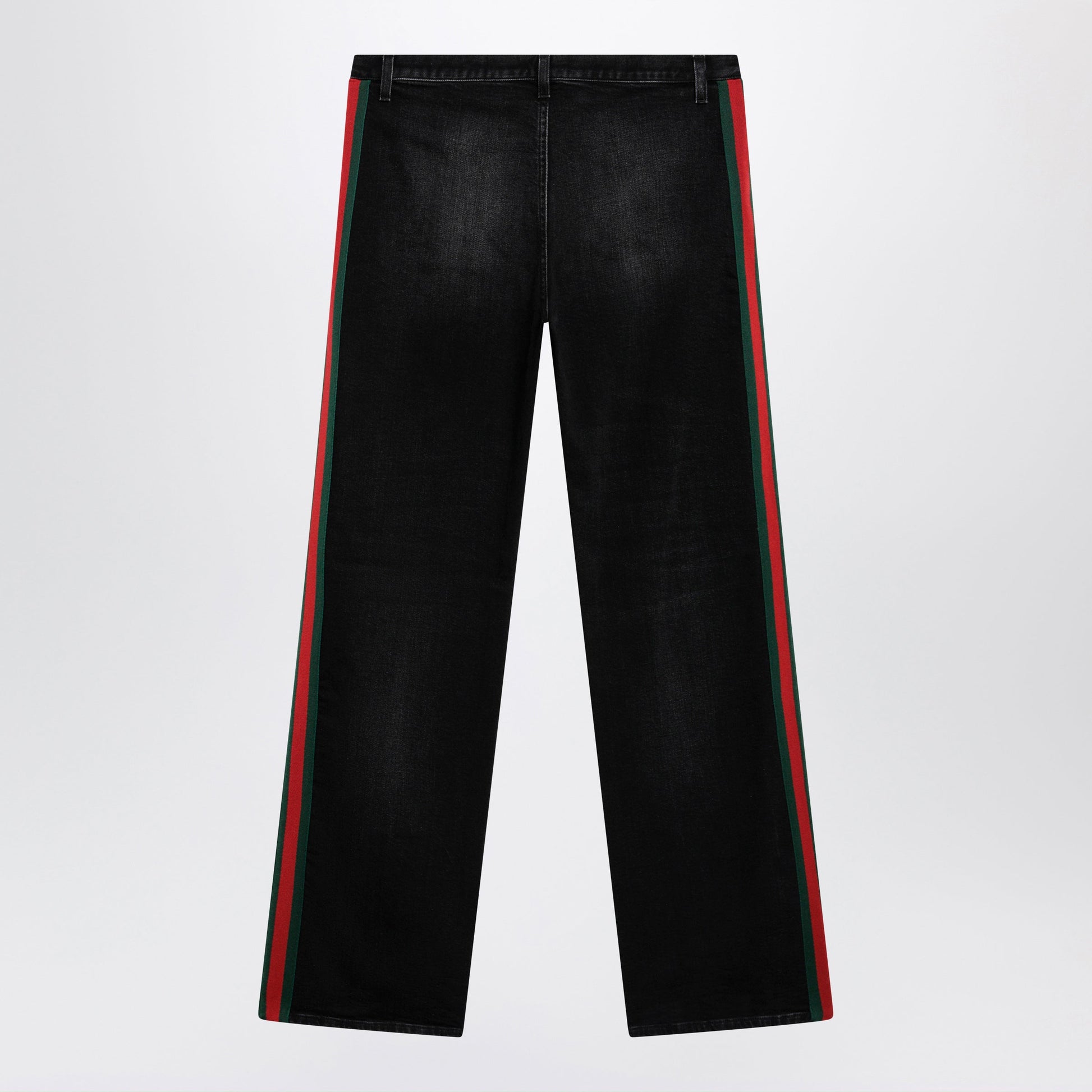 Gucci Straight-Leg Stretch Cotton Denim Jeans In Black Women GUCCI
