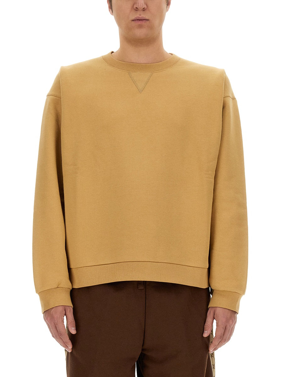 Gucci Men Sweatshirt With Web Ribbon GUCCI