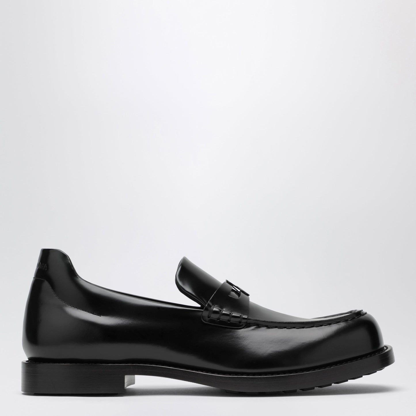 Balenciaga Comfy Loafers In Shiny Calfskin Leather Black Men BALENCIAGA