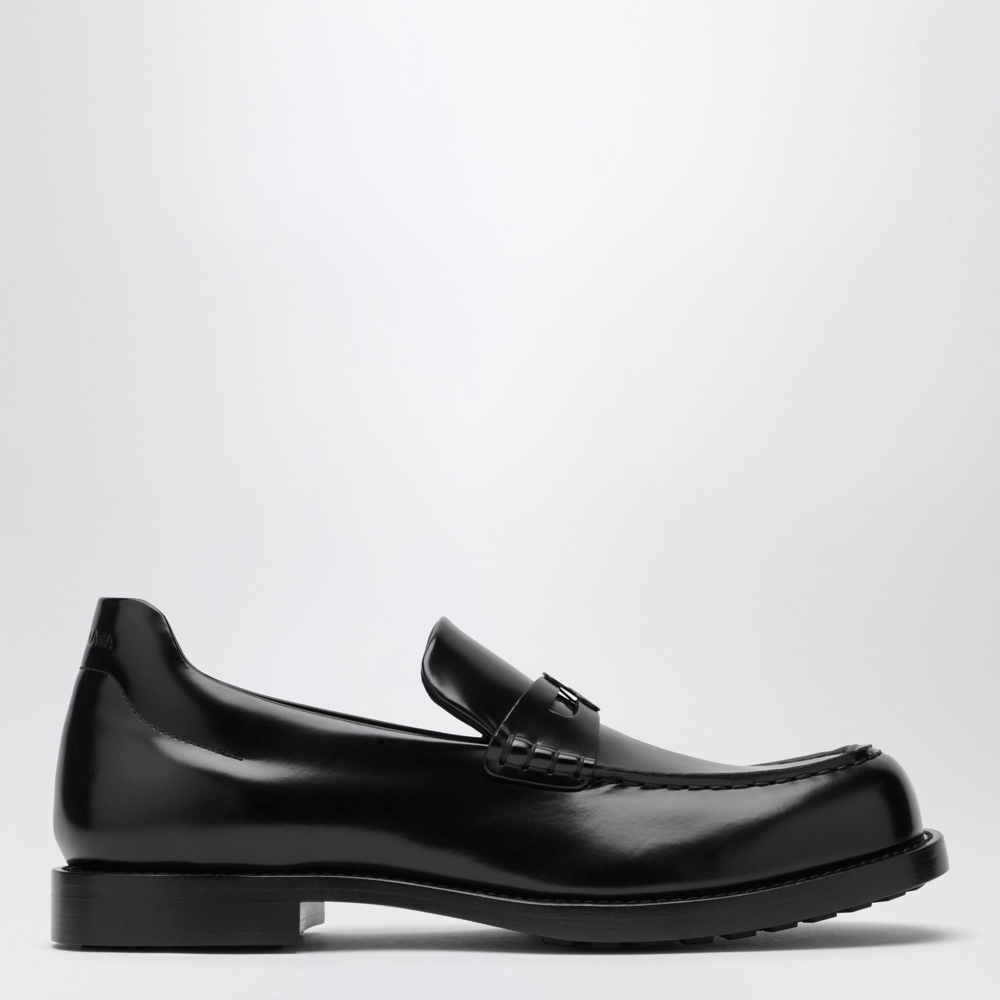 Balenciaga Comfy Loafers In Shiny Calfskin Leather Black Men BALENCIAGA