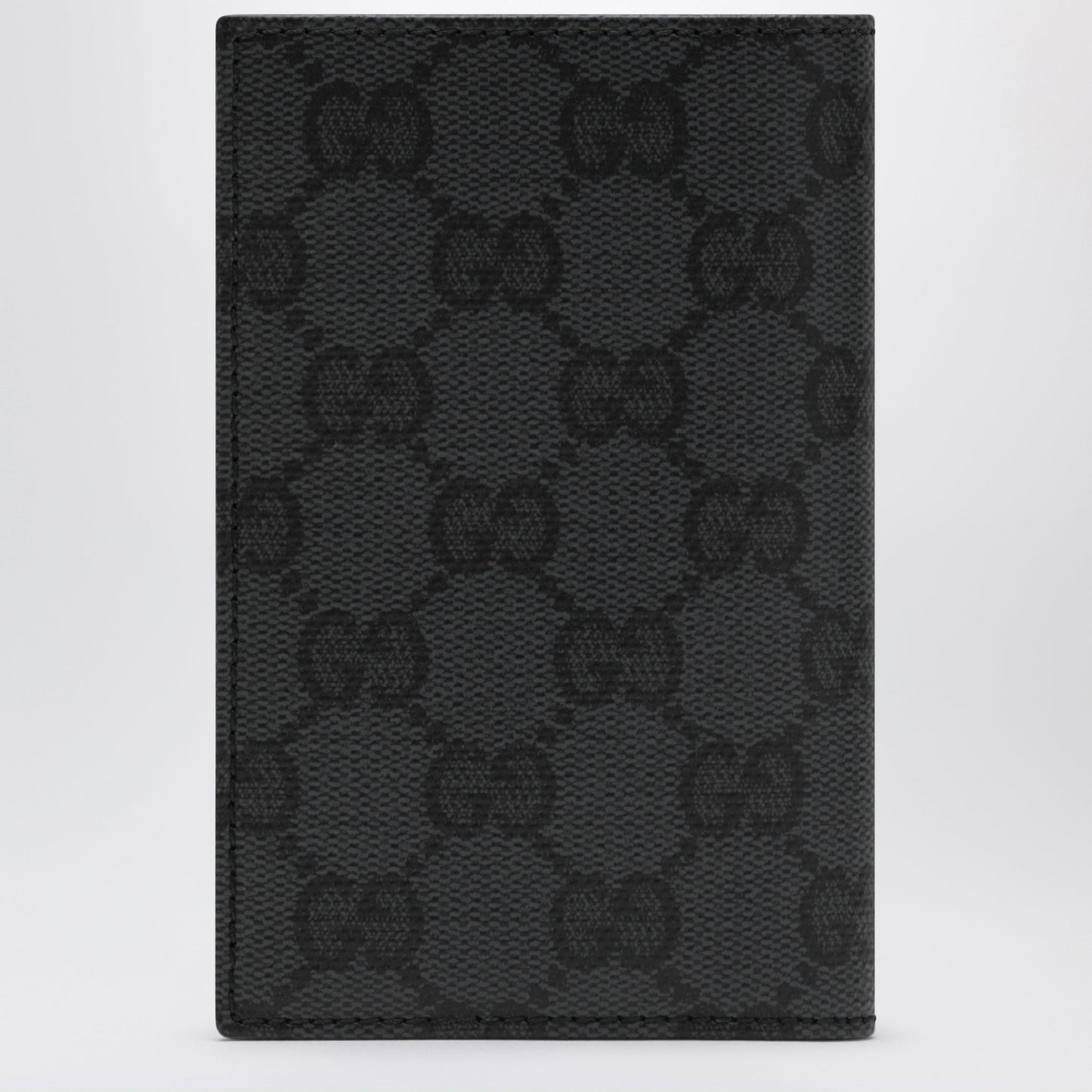 Gucci Essence Classic Card Holder In Black Gg Fabric Men GUCCI
