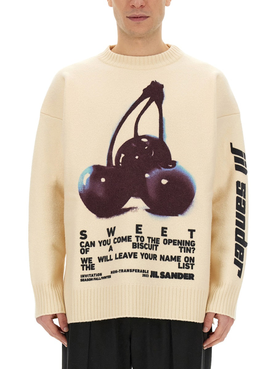 Jil Sander Men Jersey With Embroidery JIL SANDER