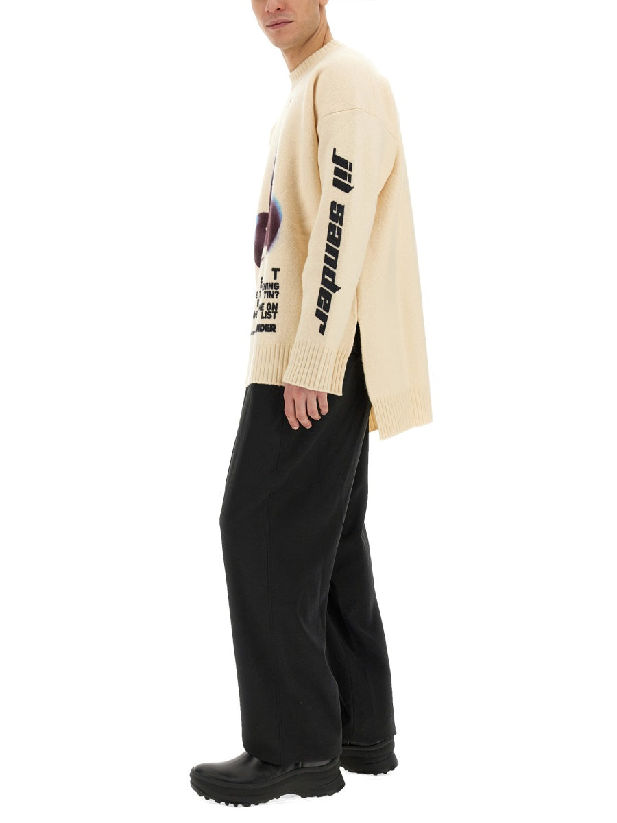 Jil Sander Men Jersey With Embroidery JIL SANDER