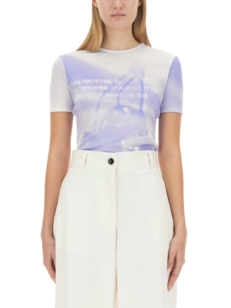 Jil Sander Women T-Shirt With Logo JIL SANDER