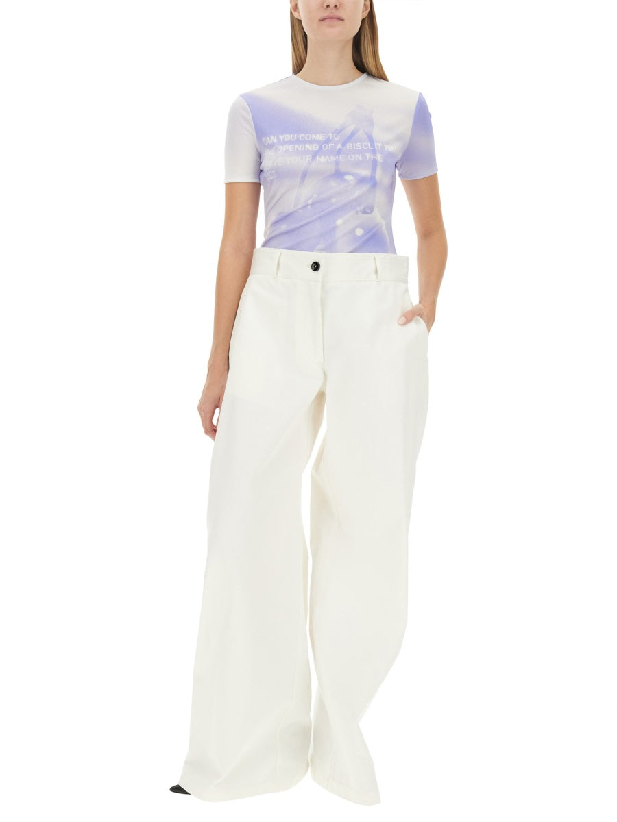 Jil Sander Women T-Shirt With Logo JIL SANDER