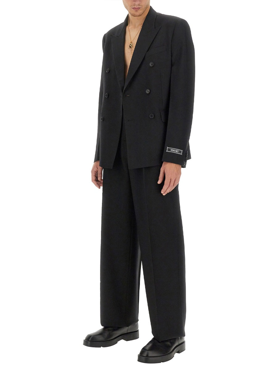 Versace Men Double-Breasted Blazer VERSACE