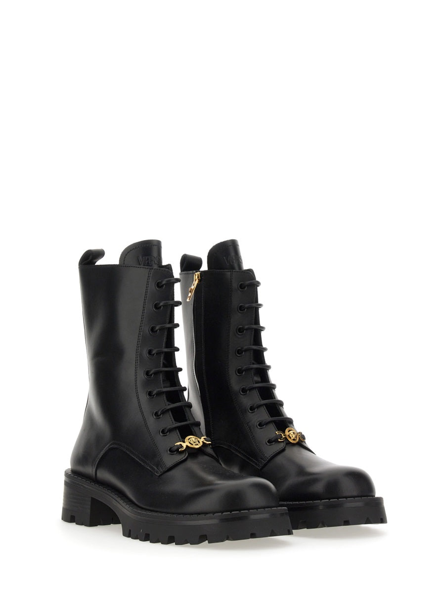 Versace Women Boot With Laces Alia VERSACE