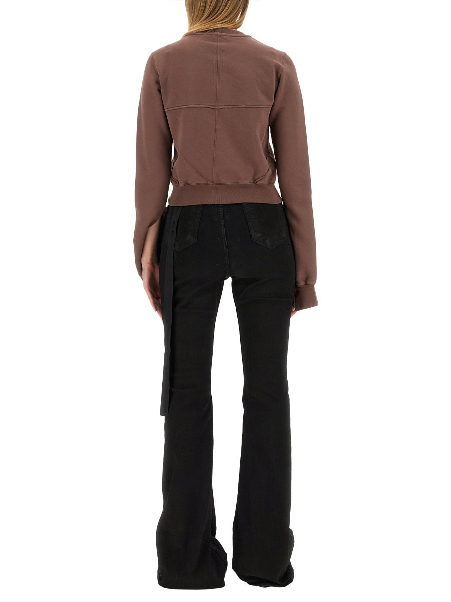 Rick Owens Drkshdw Women Cropped Sweatshirt RICK OWENS