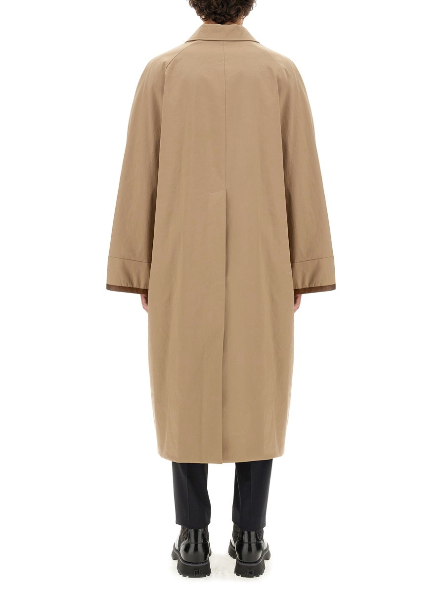 Fendi Men Fabric Trench Coat FENDI
