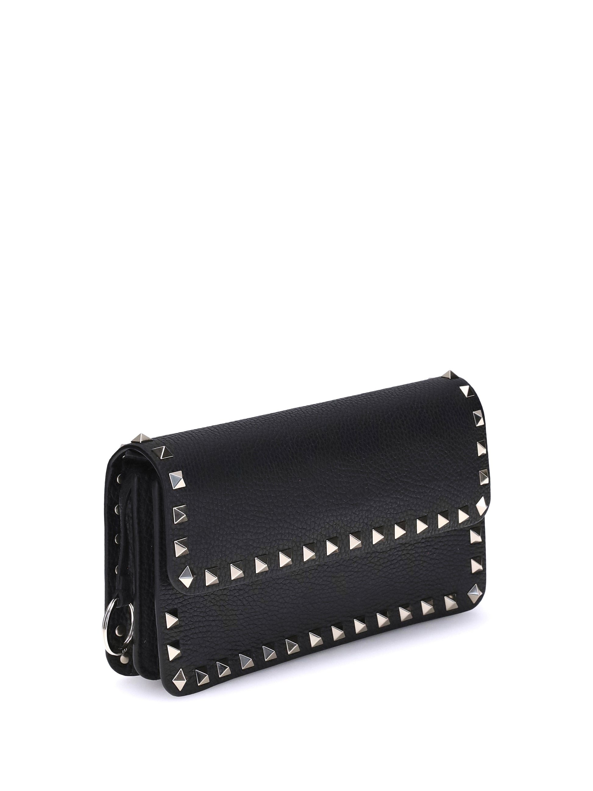 Valentino Garavani Women Wallet W/Strap | Rockstud | Vitello Stam VALENTINO GARAVANI