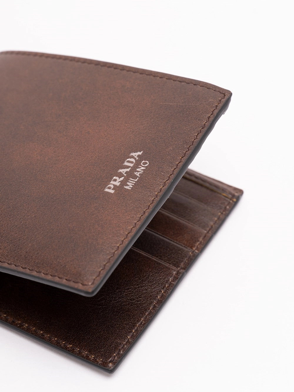 Prada Men Vintage Leather Wallet