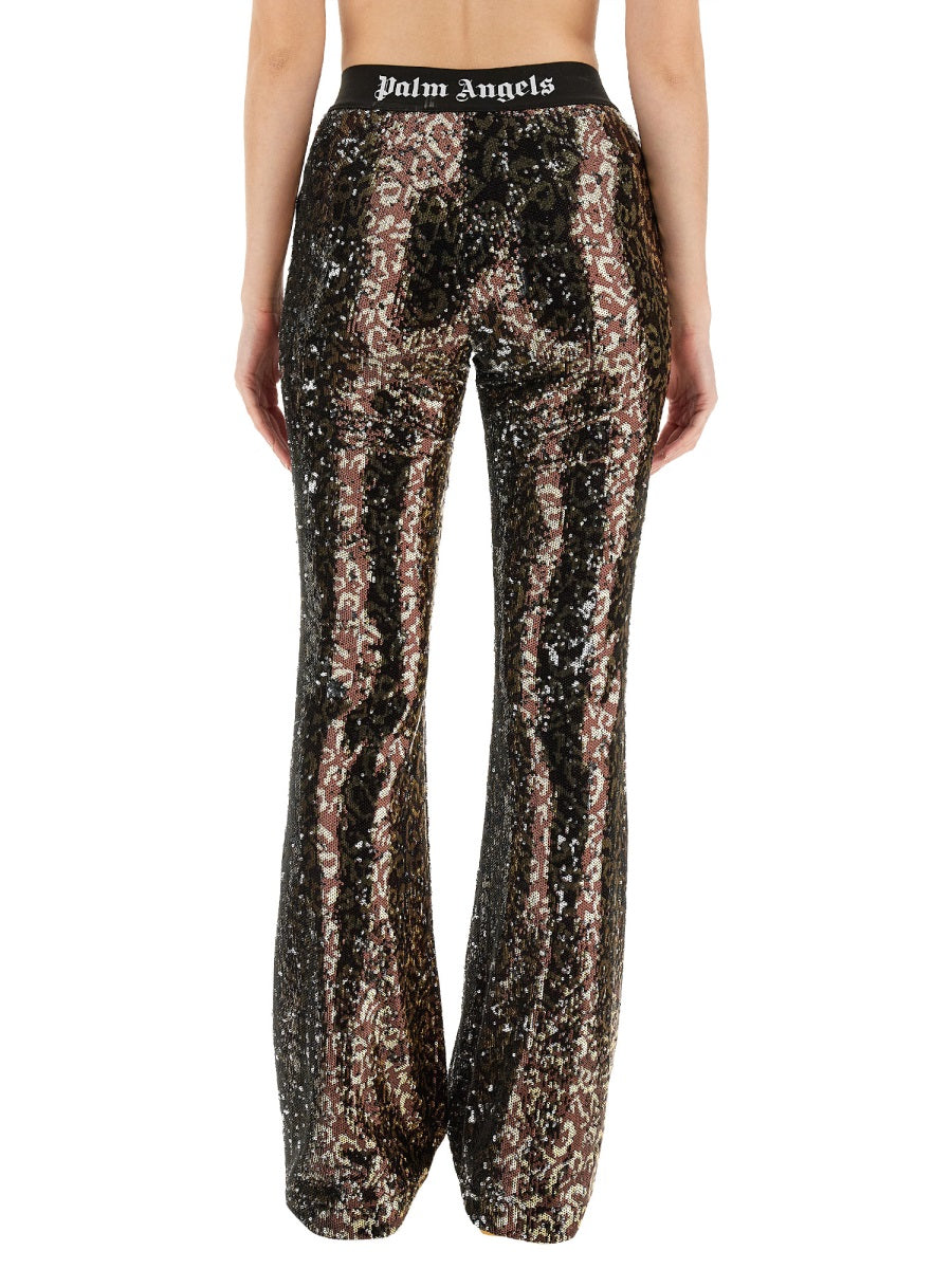 Palm Angels Women Flare Fit Pants PALM ANGELS
