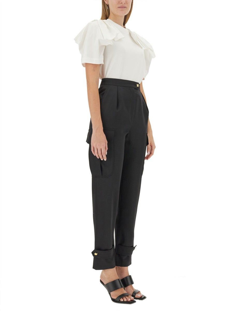 Alexander Mcqueen Women T-Shirt With Ruffles ALEXANDER MCQUEEN