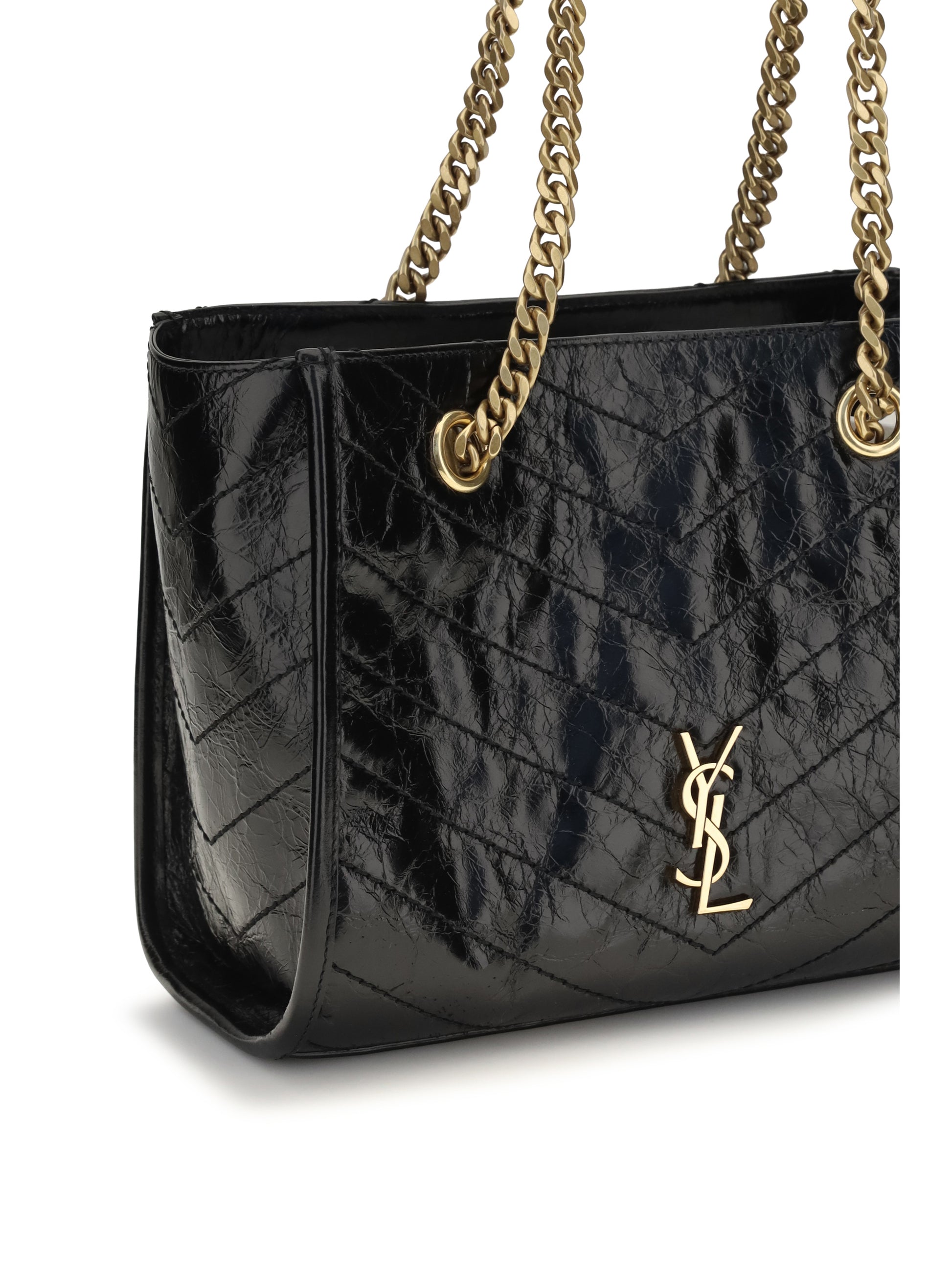 Saint Laurent Women Small Niki Leather Tote Bag SAINT LAURENT