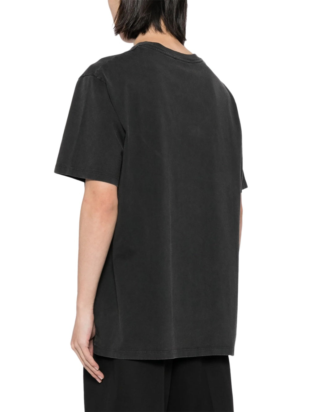 Balmain Men T-Shirt With Vintage Balmain Embroidery BALMAIN