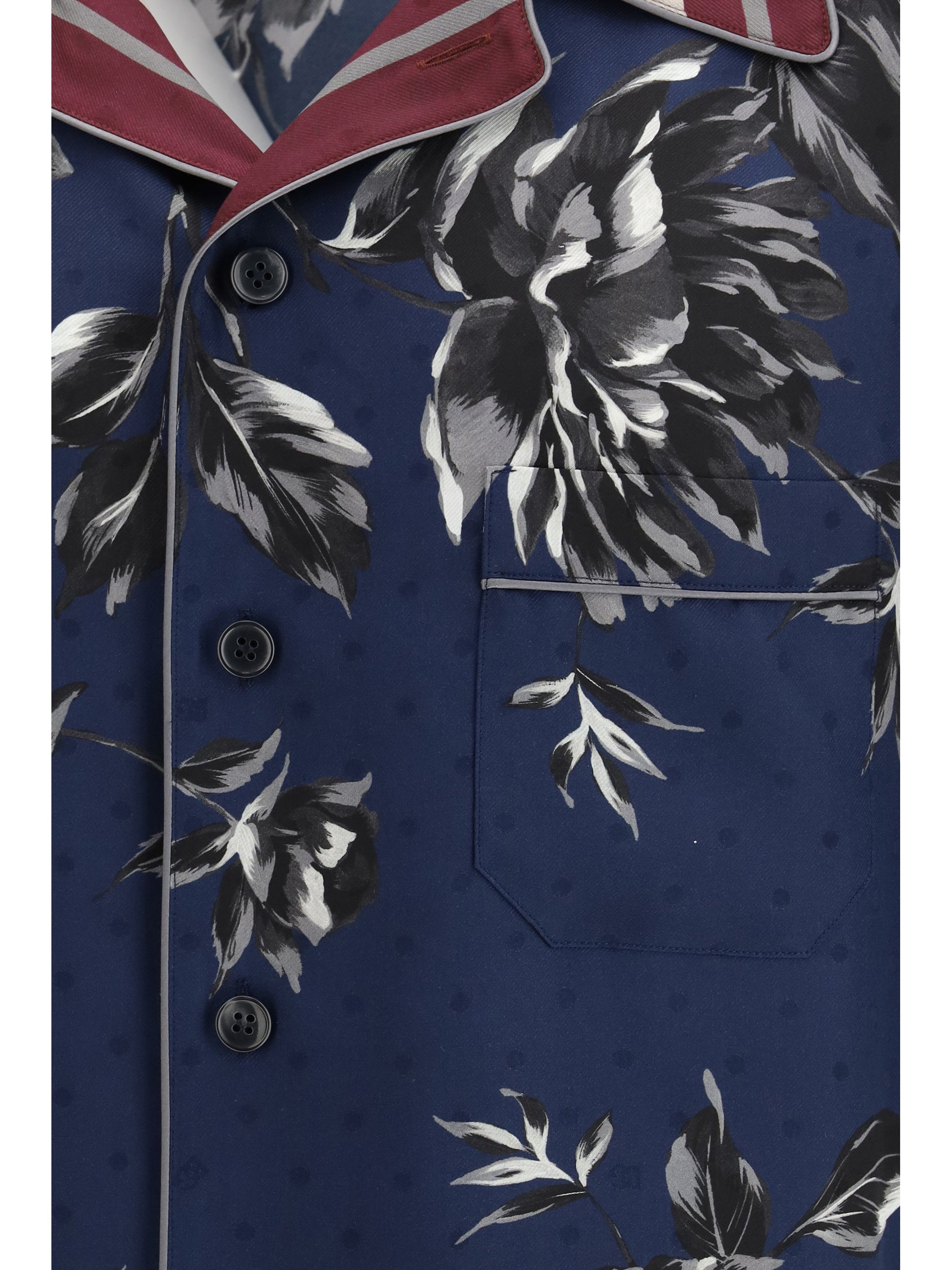 Dolce & Gabbana Men Silk Short-Sleeve Shirt DOLCE & GABBANA