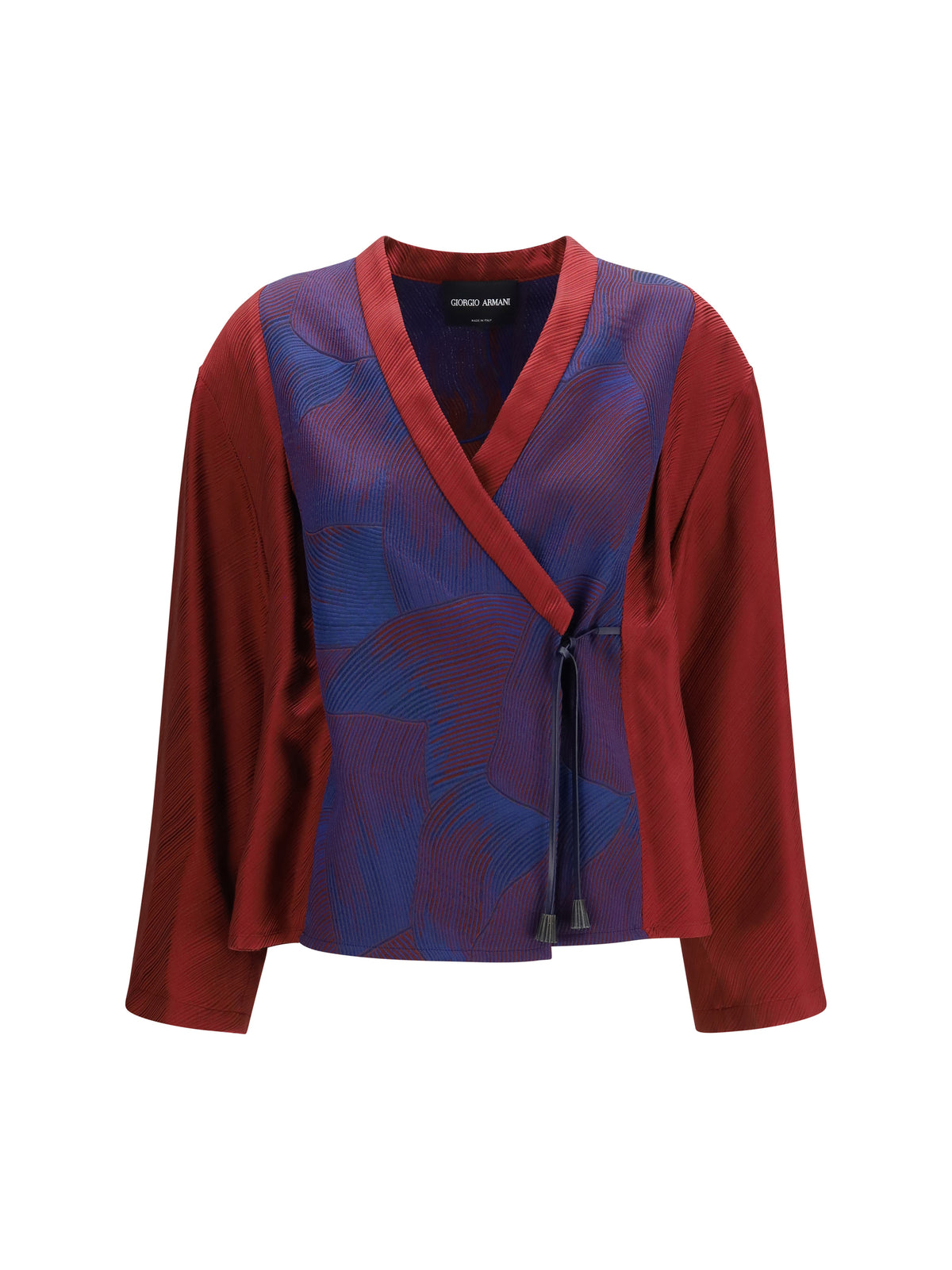 Giorgio Armani Women Ethnic Jacquard Kimono Shirt GIORGIO ARMANI