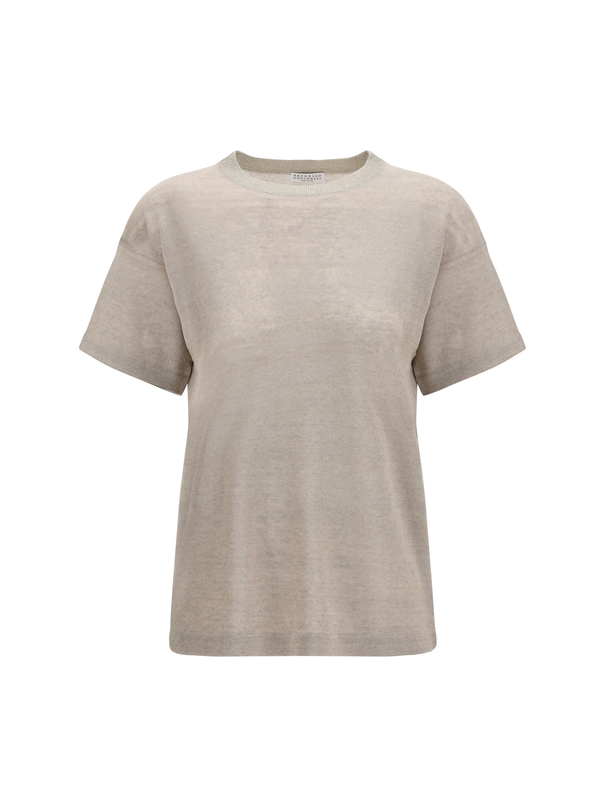 Brunello Cucinelli Women Crewneck Short-Sleeve T-Shirt BRUNELLO CUCINELLI