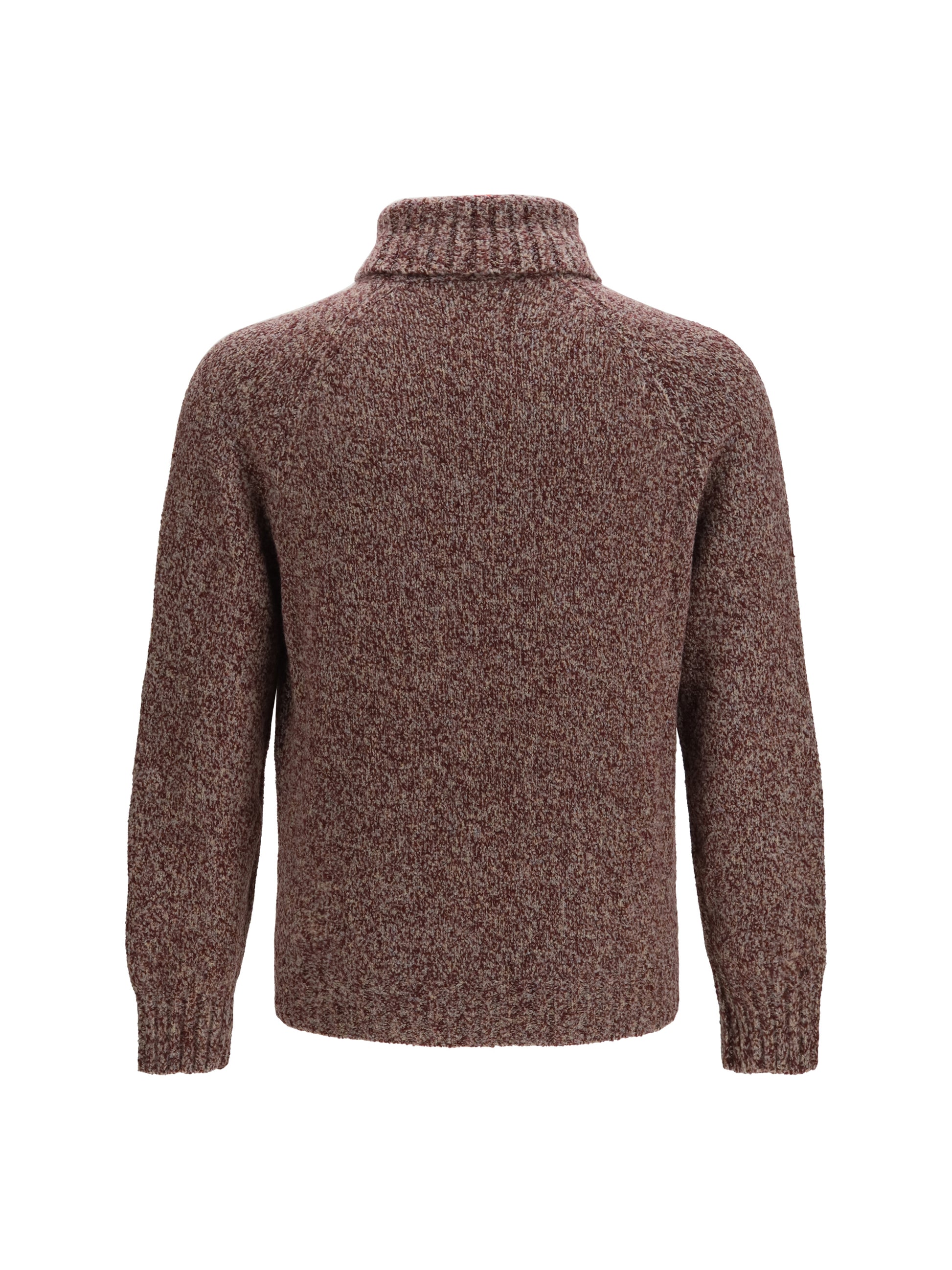 Brunello Cucinelli Men Wool, Silk And Cashmere Turtleneck Sweater BRUNELLO CUCINELLI