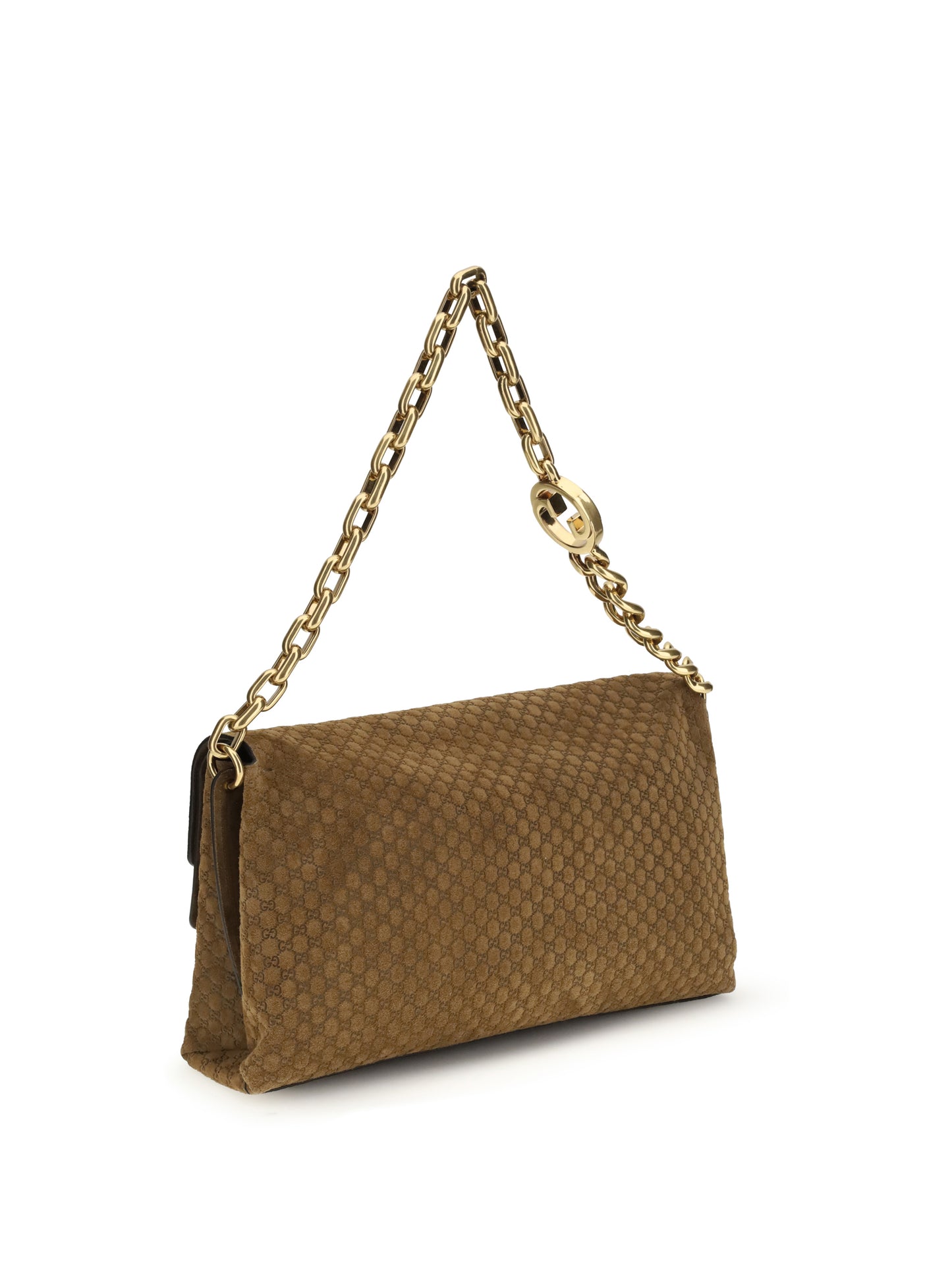 Gucci Women Large Suede Shoulder Bag GUCCI