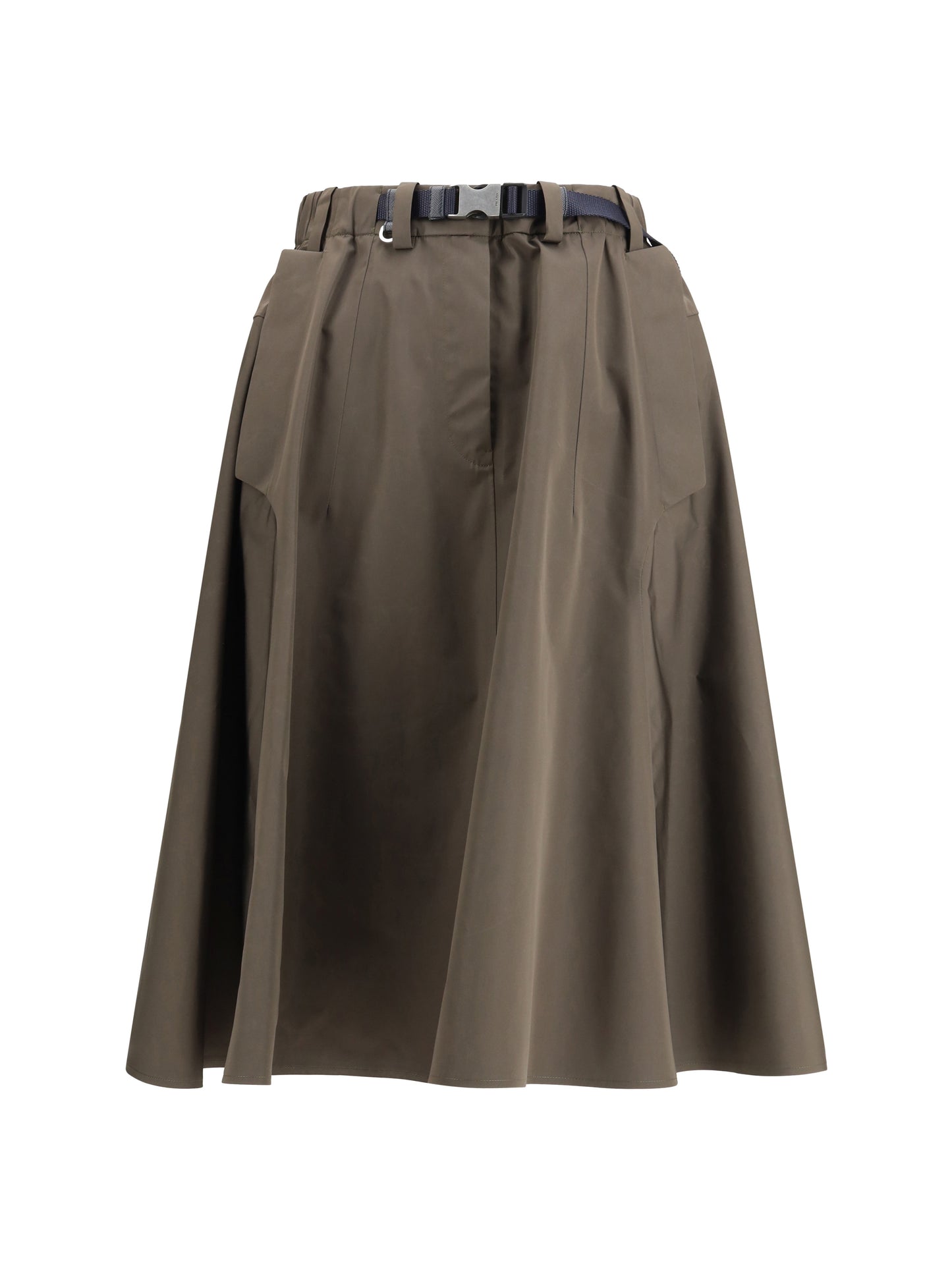 Prada Women Nylon Midi Skirt PRADA